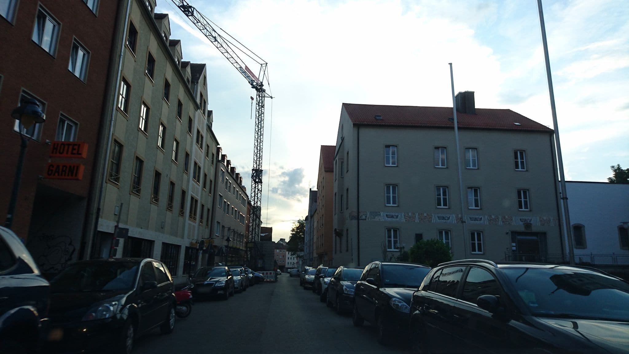 Street view near Hotel Georgsrast, Augsburg — © msdess (CC BY-SA · Mapillary)