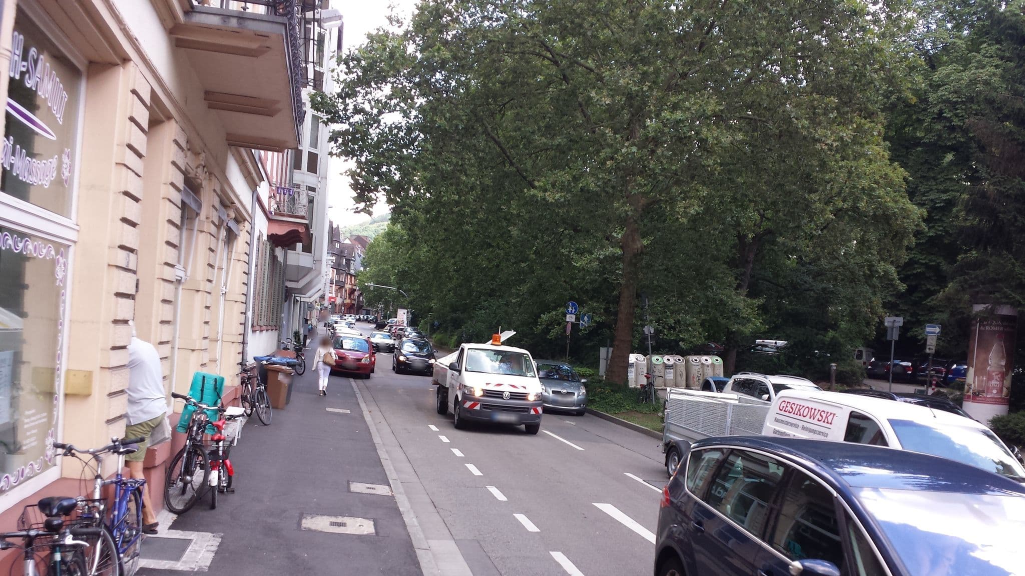 Street view near Hotel Anlage, Heidelberg — © wegavision (CC BY-SA · Mapillary)