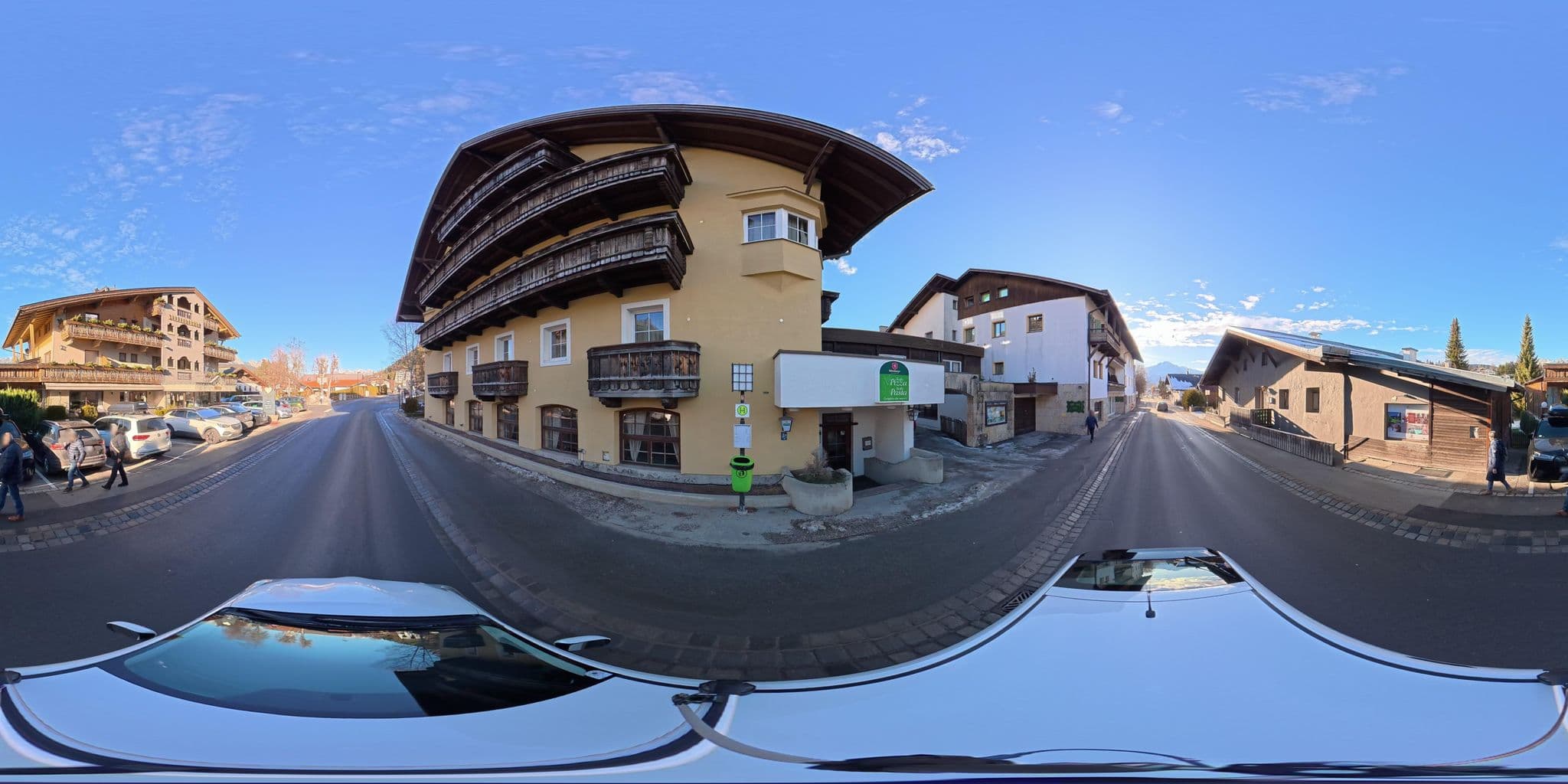 Street view near Seefelderhof, Seefeld in Tirol