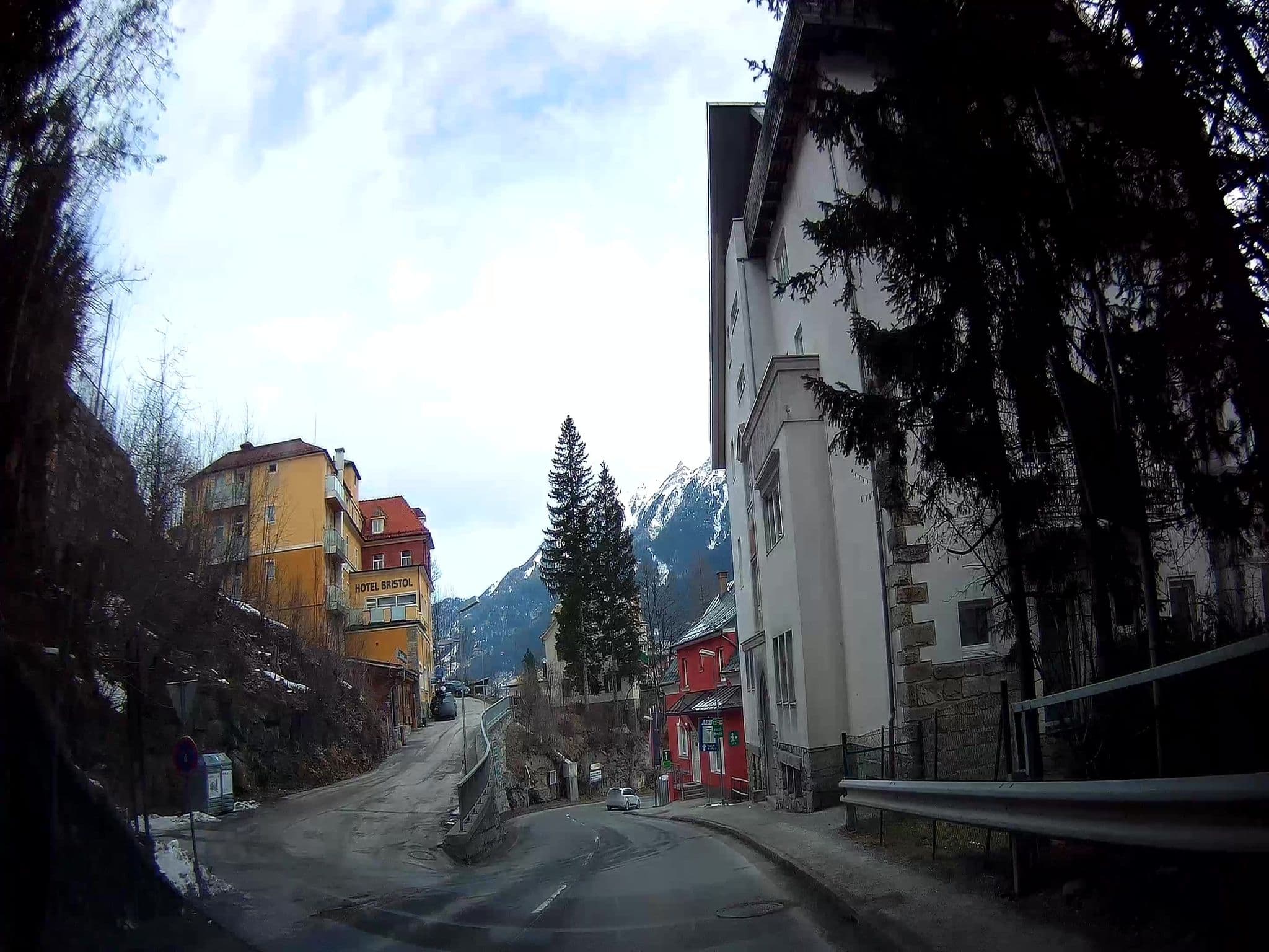 Street view near Hotel Bristol, Bad Gastein — © fuchserl (CC BY-SA · Mapillary)