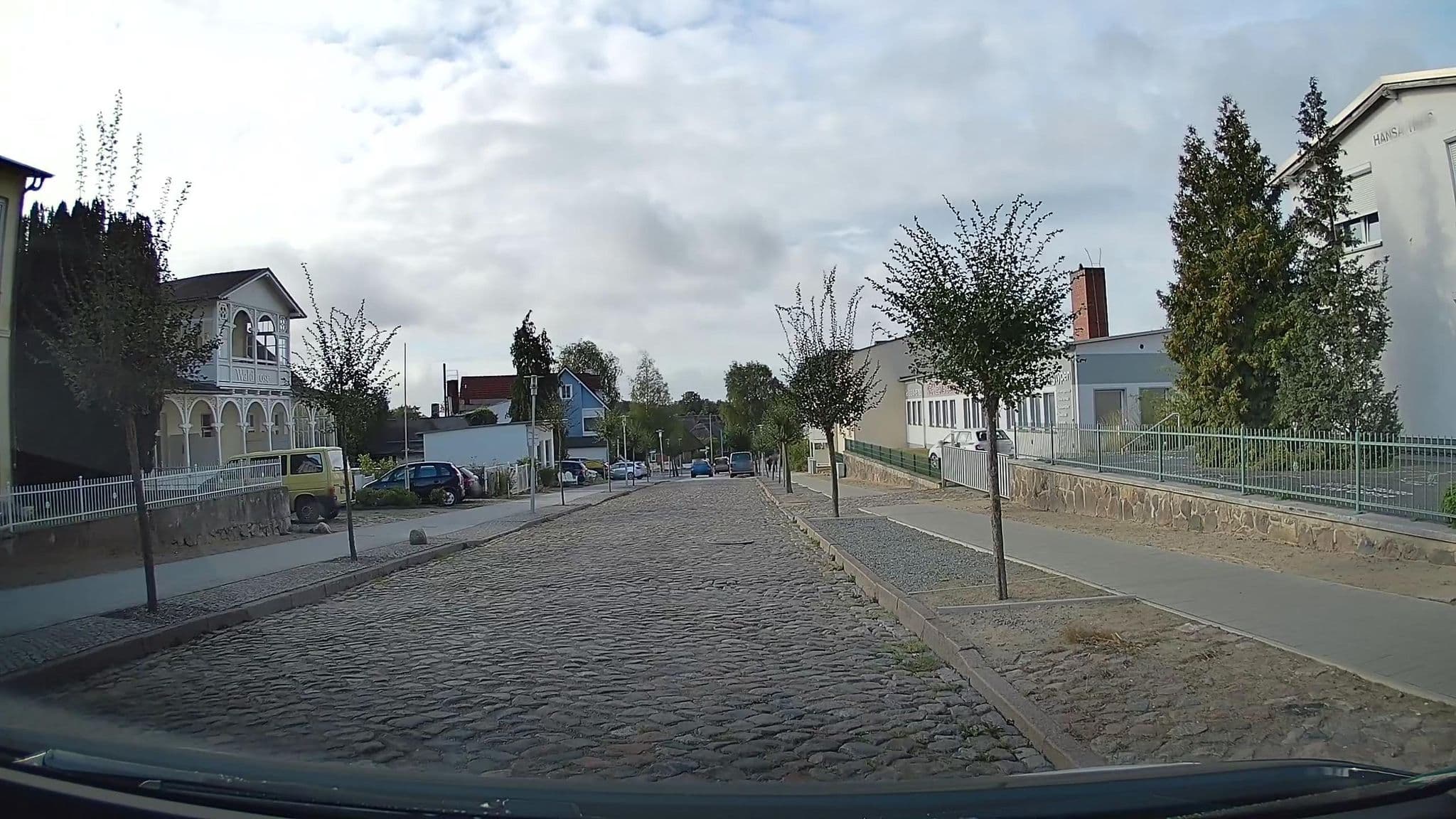 Street view near Villa Rügen, Sellin