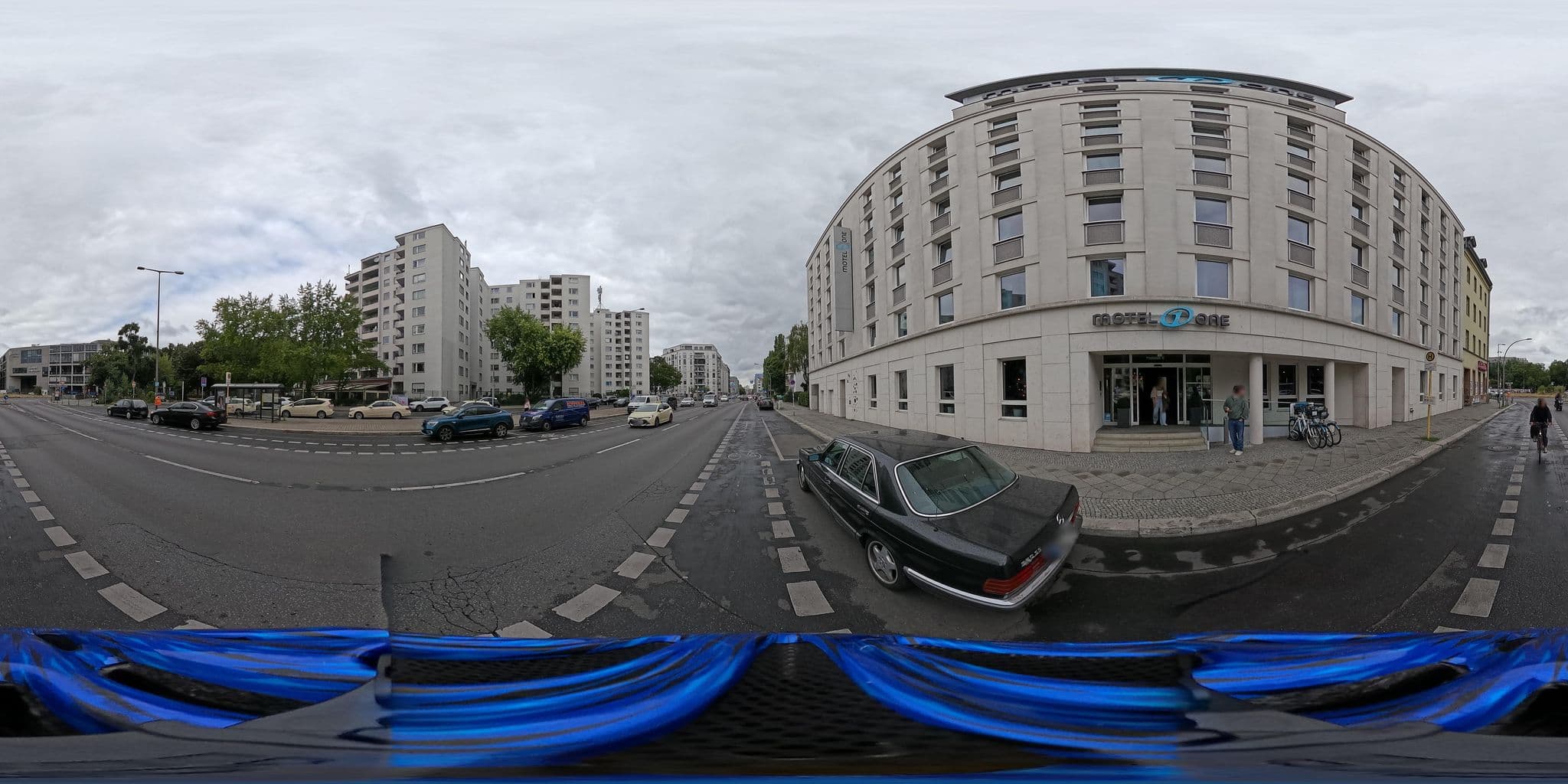 Street view near Motel One Berlin-Mitte, Kreuzberg — © supaplex030 (CC BY-SA · Mapillary)