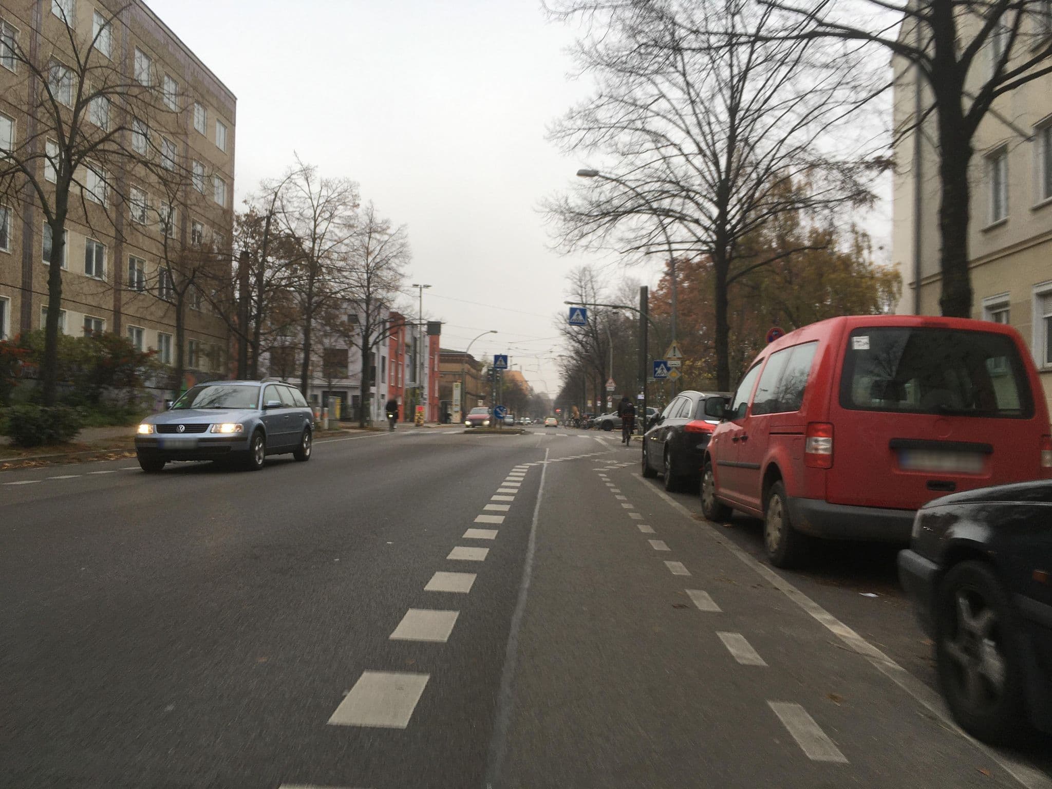 Street view near Almansi Hostel, Friedrichshain — © carlheinz (CC BY-SA · Mapillary)