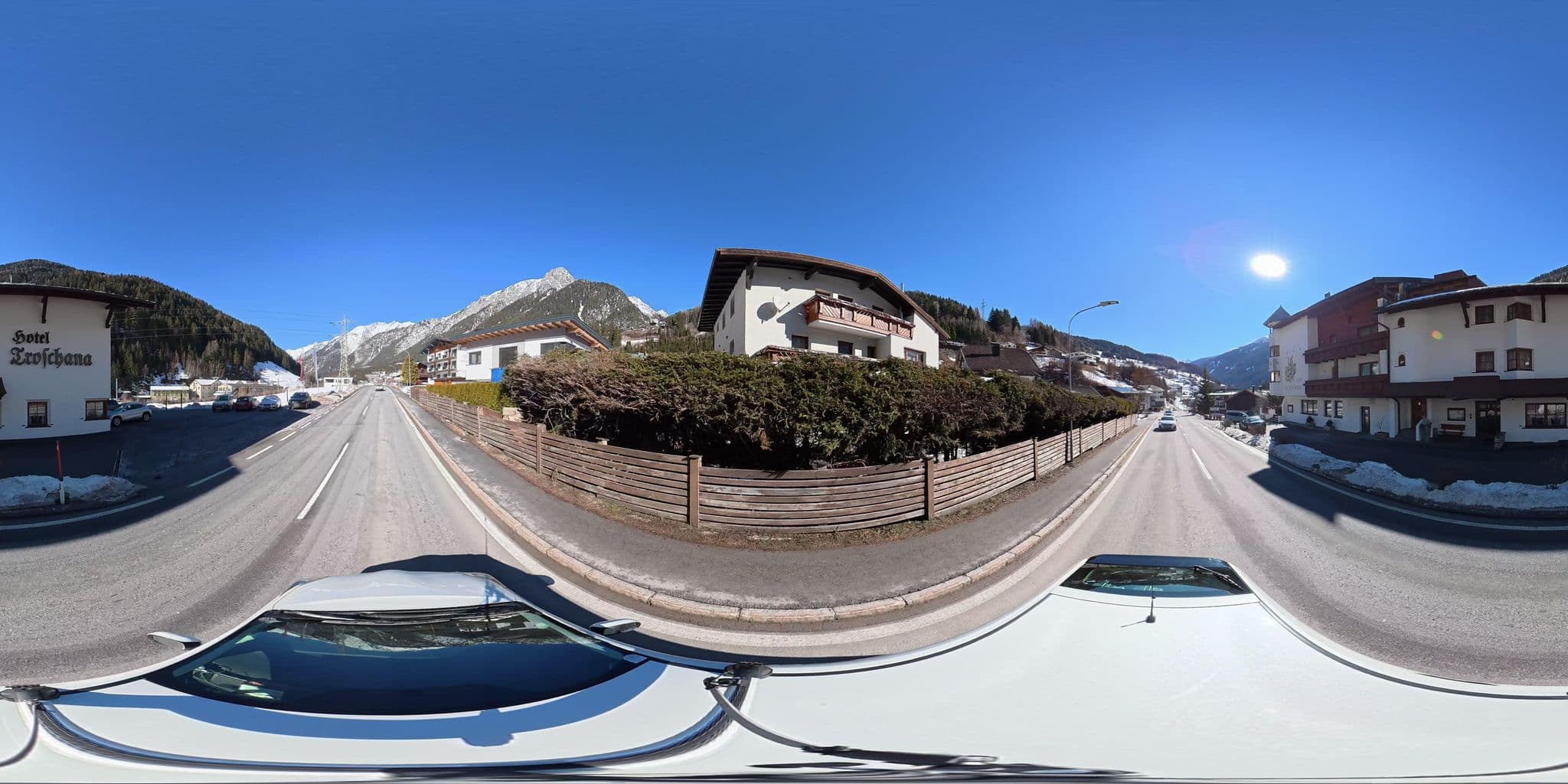 Street view near Pension Alpenrose, Strengen — © osmplus_org (CC BY-SA · Mapillary)