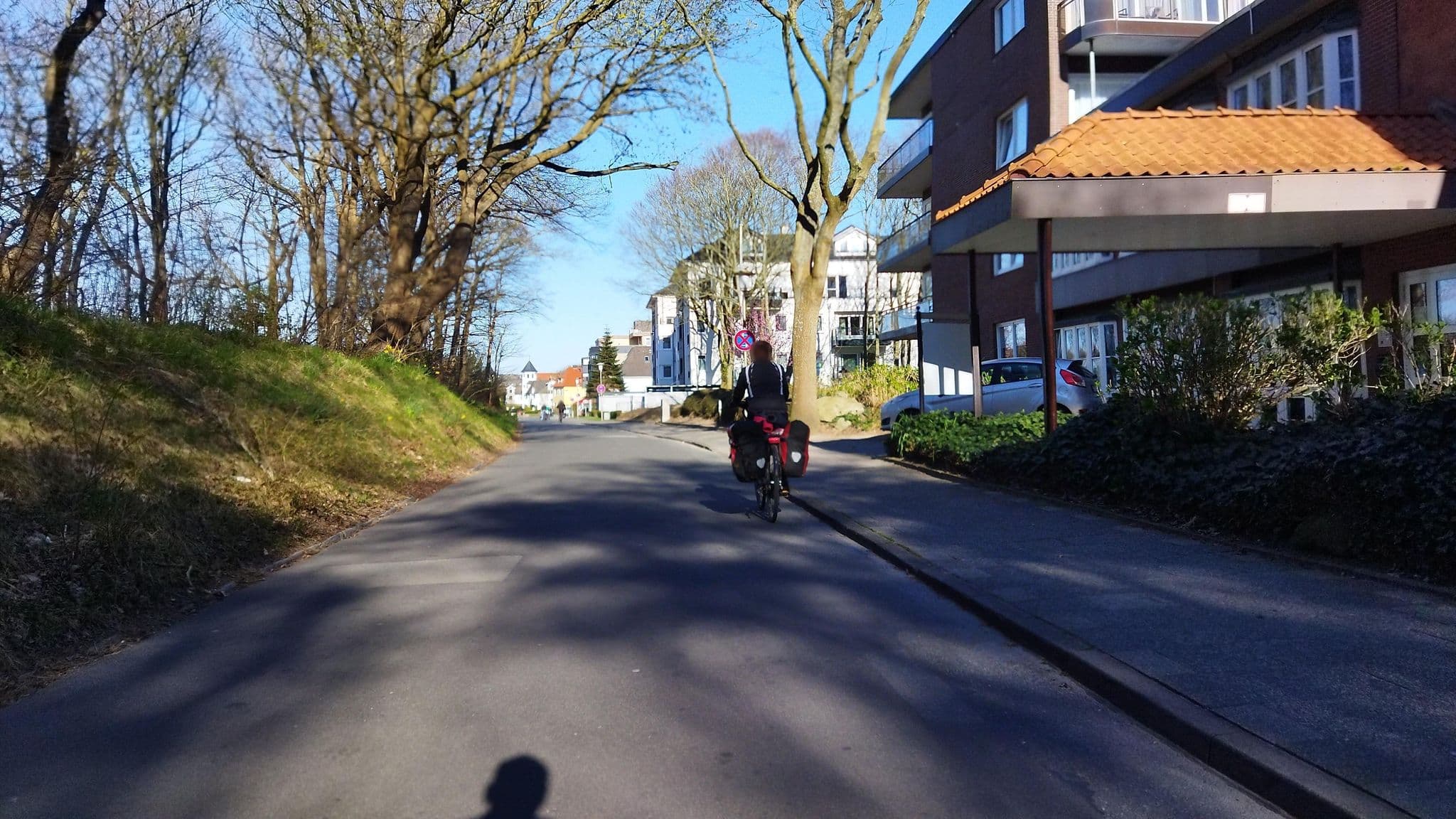 Street view near Hotel Wehrburg, Cuxhaven