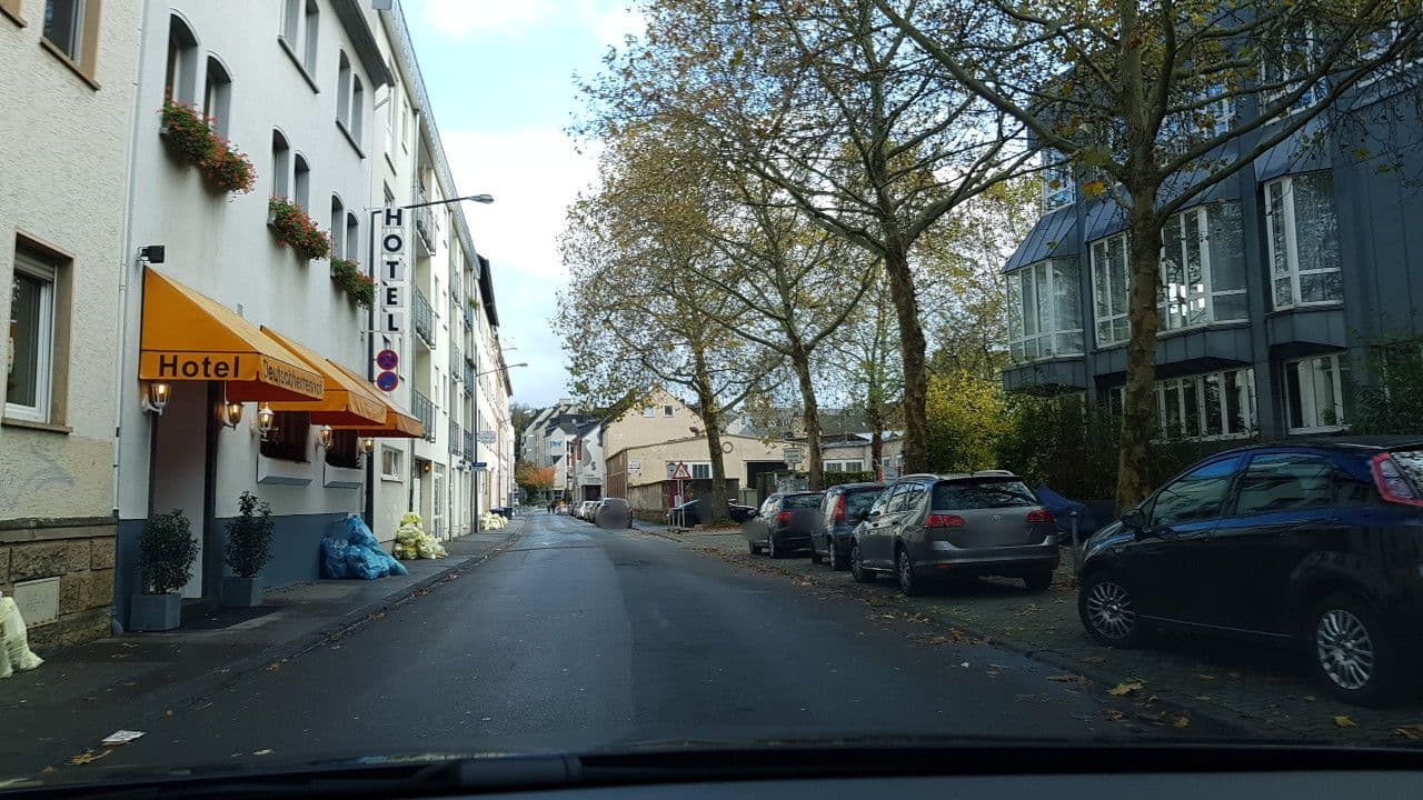 Street view near Hotel Deutschherrenhof, Trier — © Lowiekse (CC BY-SA · Mapillary)