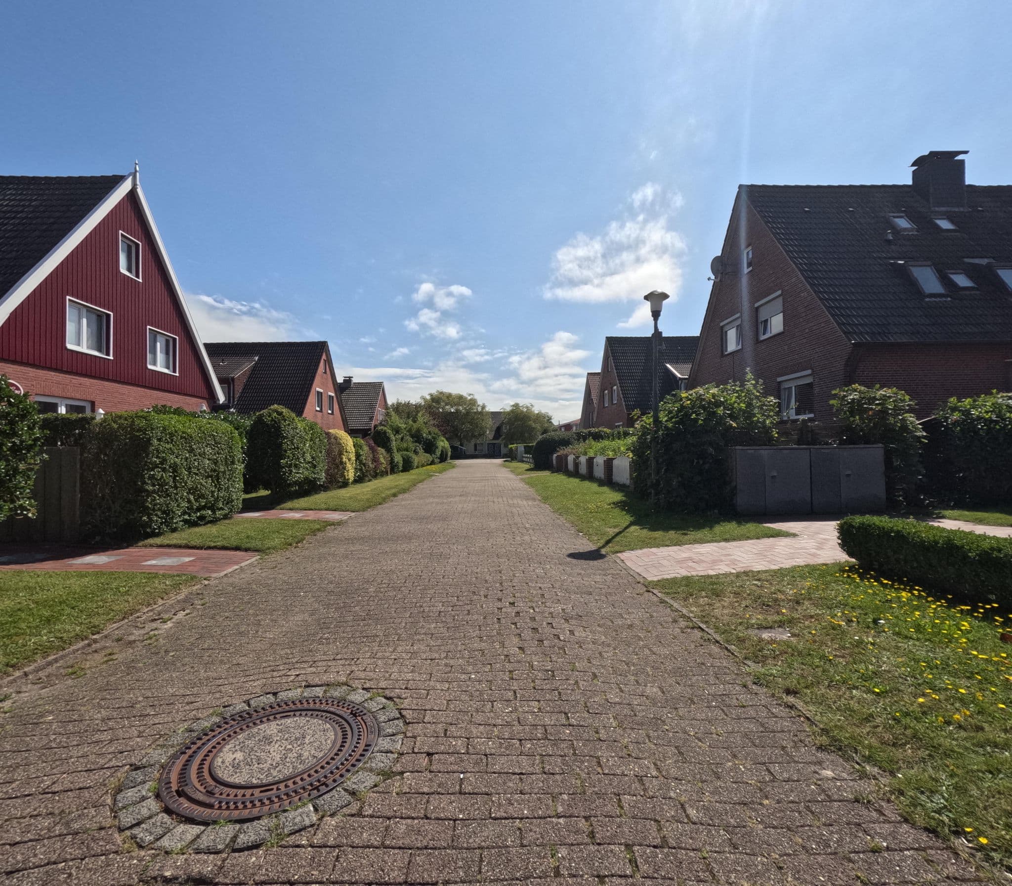 Street view near Huus Osterloog, Langeoog