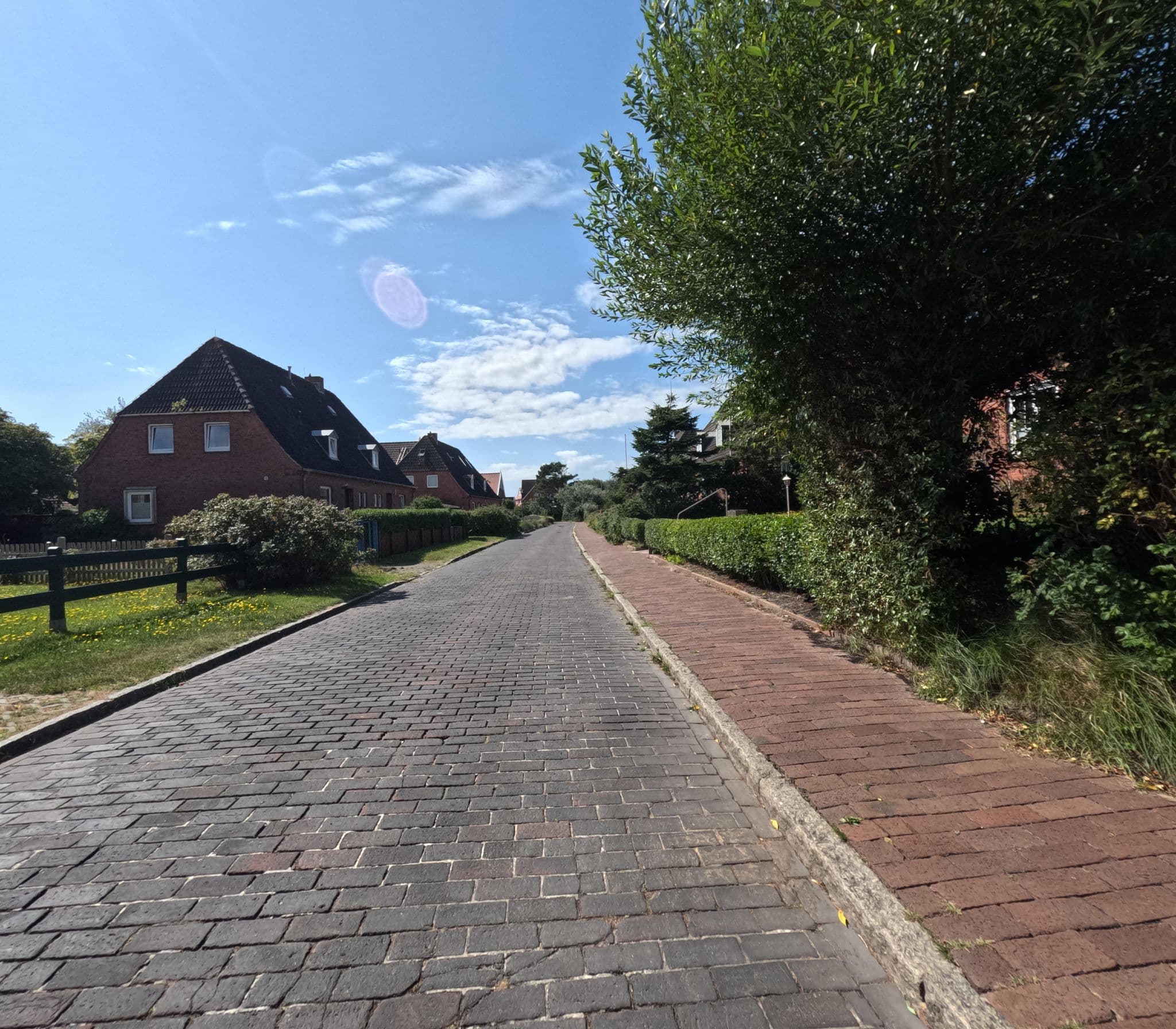 Street view near Haus Strandperle, Langeoog