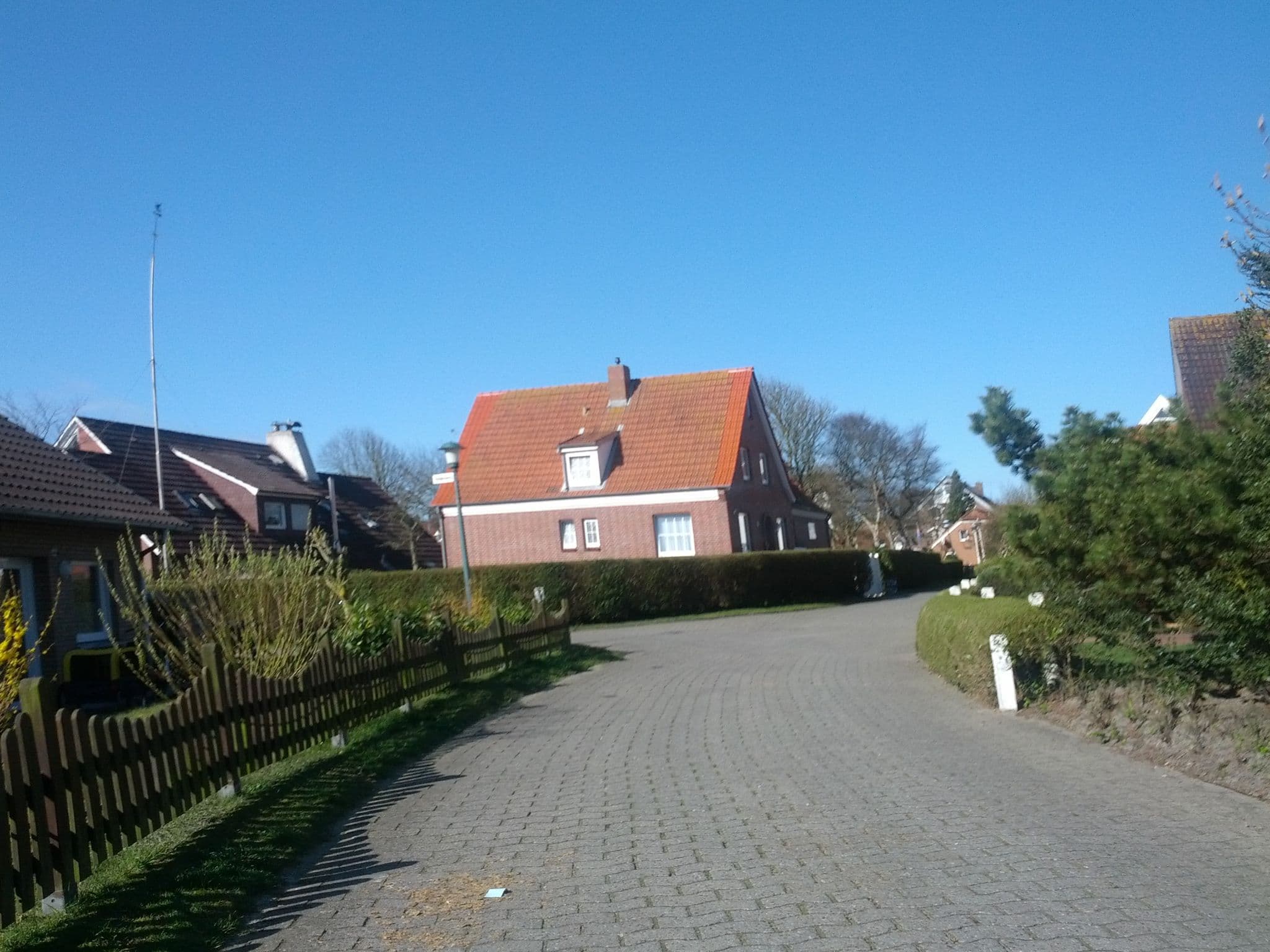 Street view near Uns Huus, Langeoog