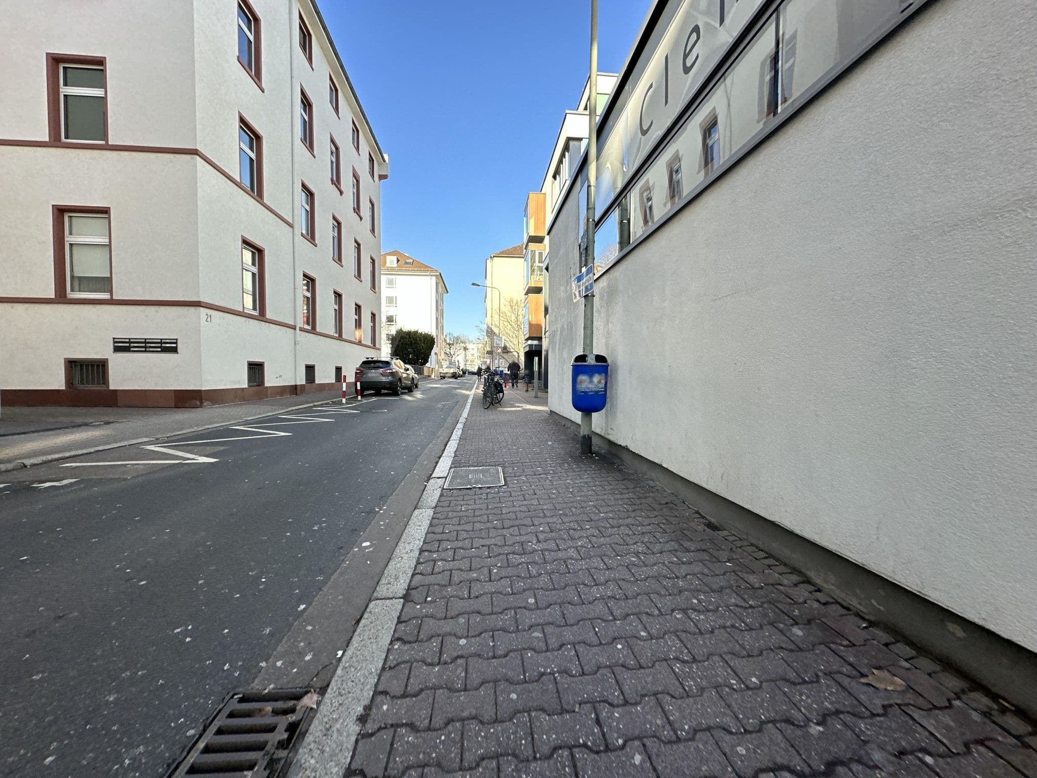 Street view near Arena am Zoo, Frankfurt am Main