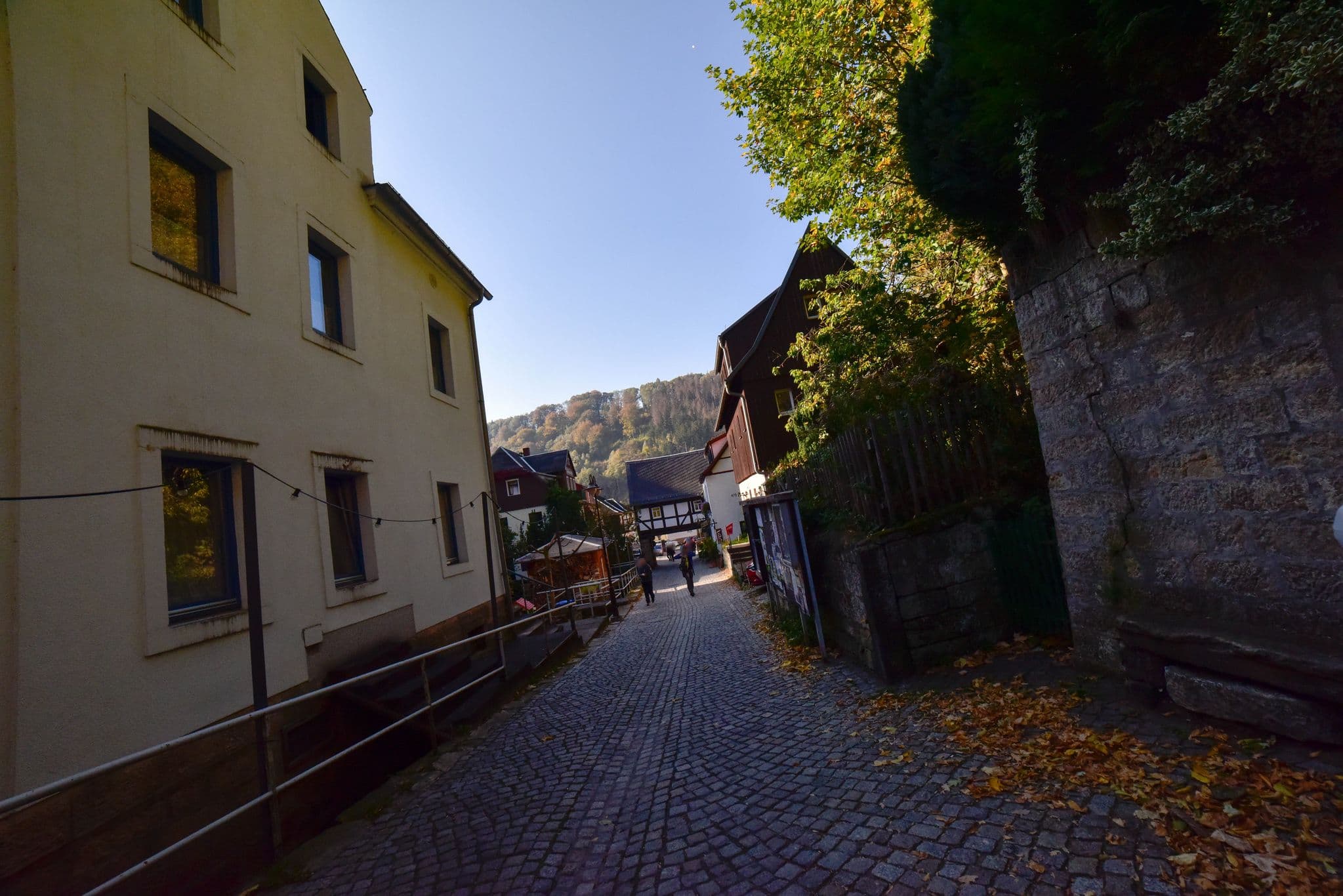 Street view near Pension Bergfriede, Bad Schandau — © dem1bg4 (CC BY-SA · Mapillary)