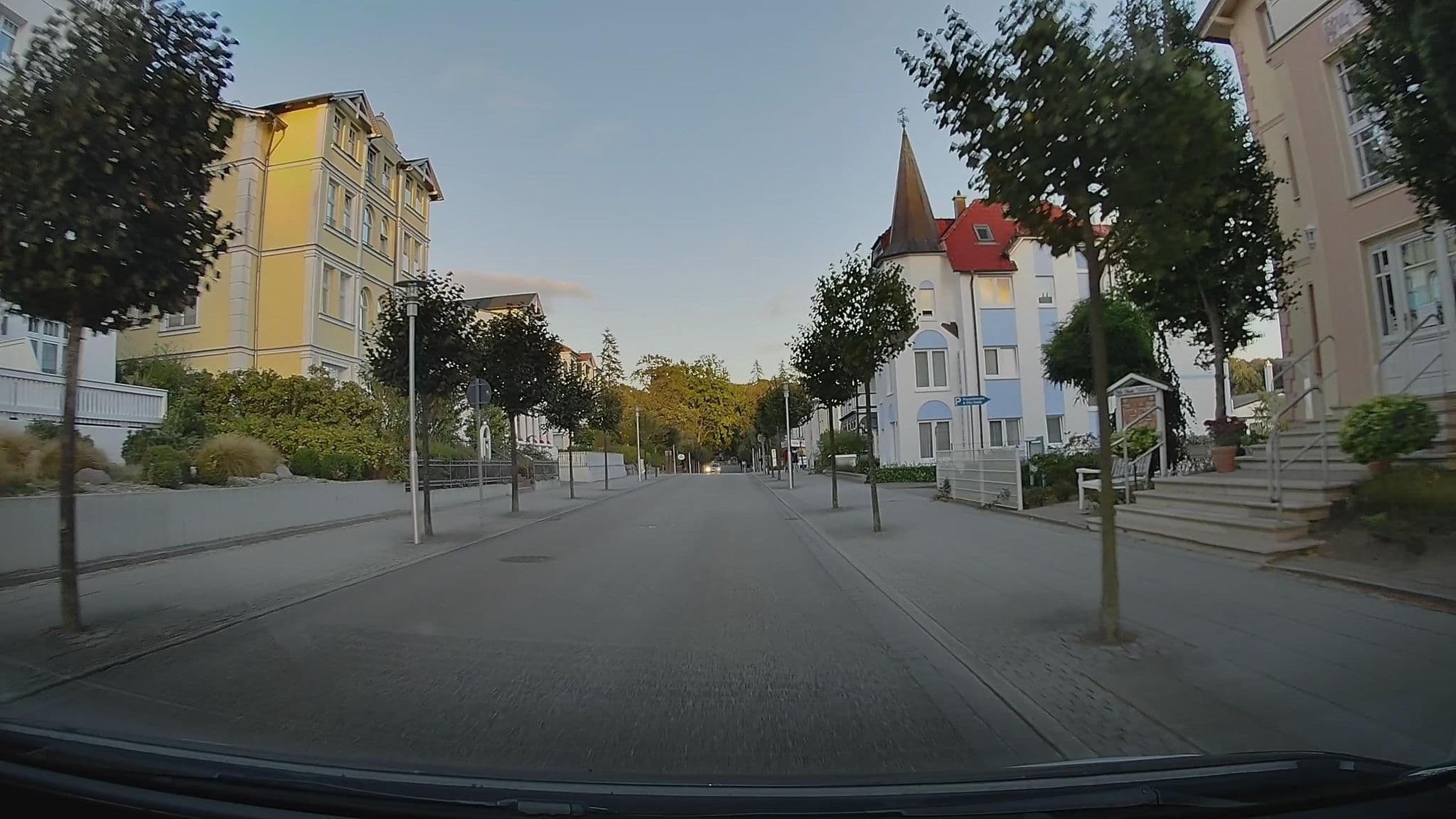 Street view near Villa Vitalis, Sellin