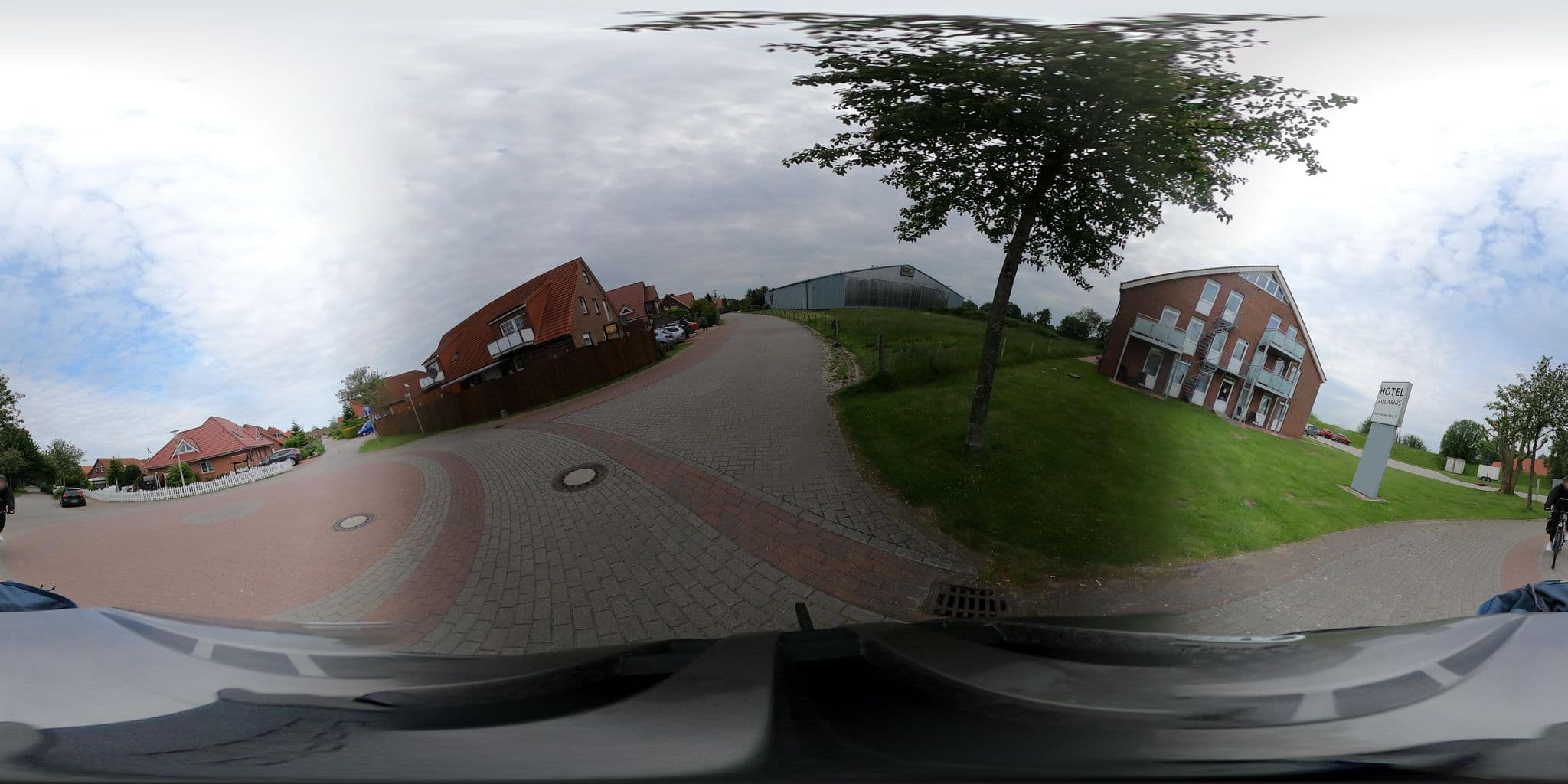 Street view near Hotel Aquarius, Norddeich