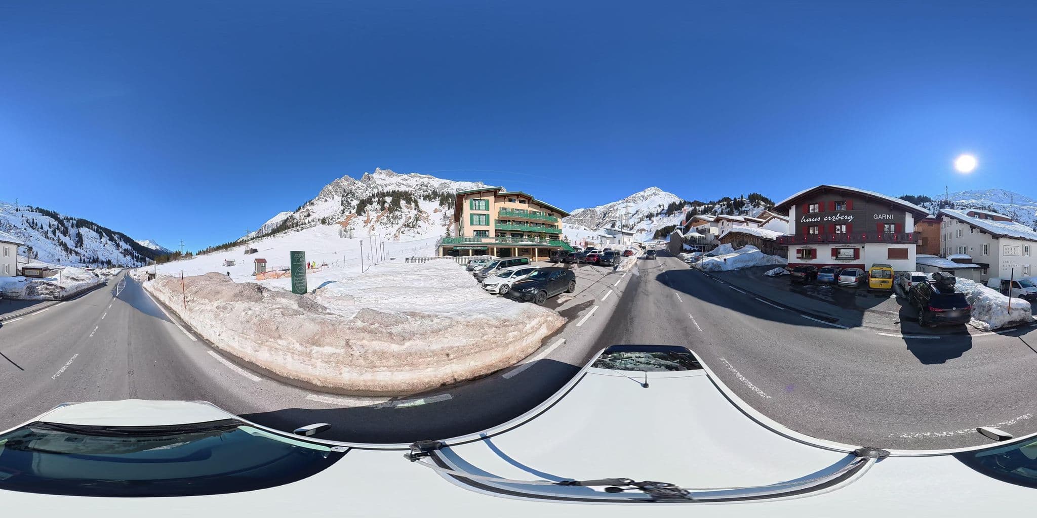 Street view near Haus Erzberg, Lech