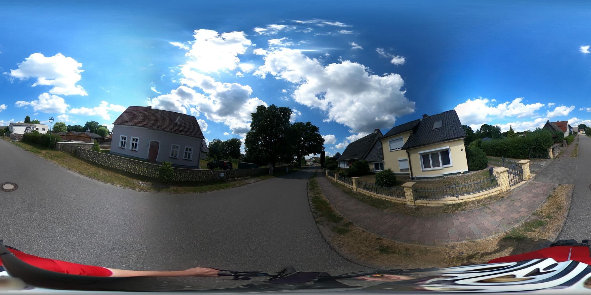 Street view near Landhaus, Ueckermünde — © Ameba (CC BY-SA · Mapillary)