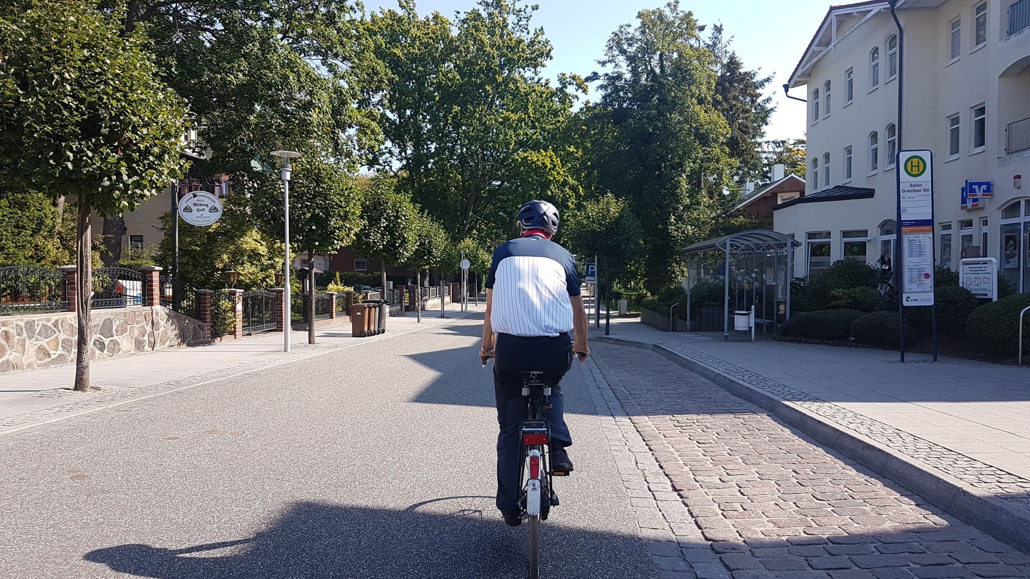 Street view near Villa Wiking Hall, Sellin