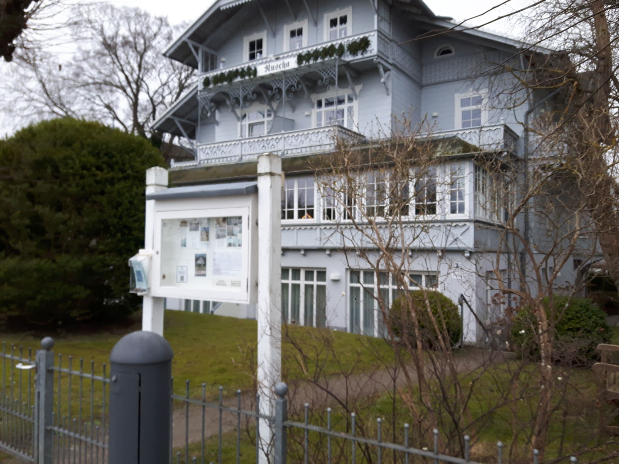 Street view near Villa Ruscha, Ostseebad Binz