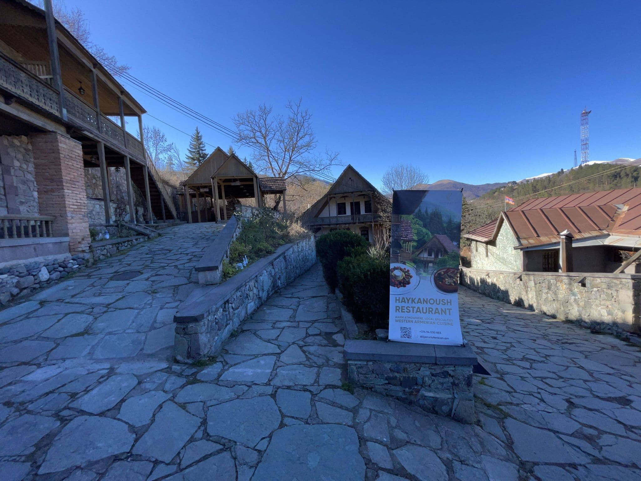 Street view near ART-ashes, Dilijan