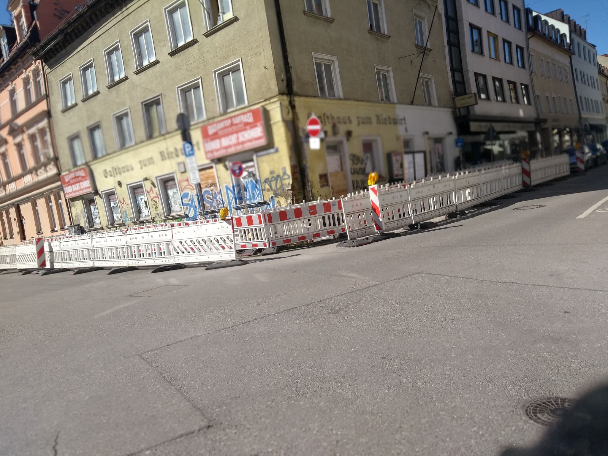 Street view near Westend Hotel, Munich