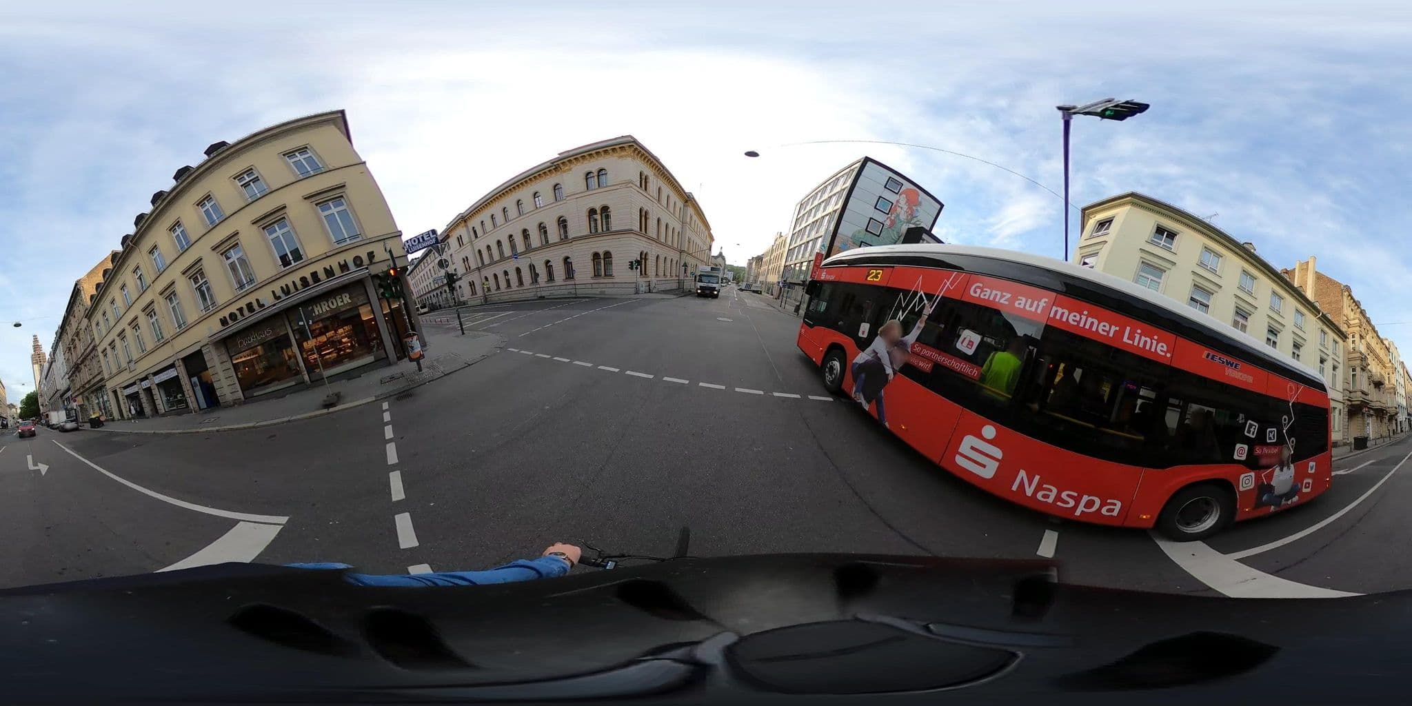 Street view near Jägerhof, Wiesbaden — © lagerkoller (CC BY-SA · Mapillary)