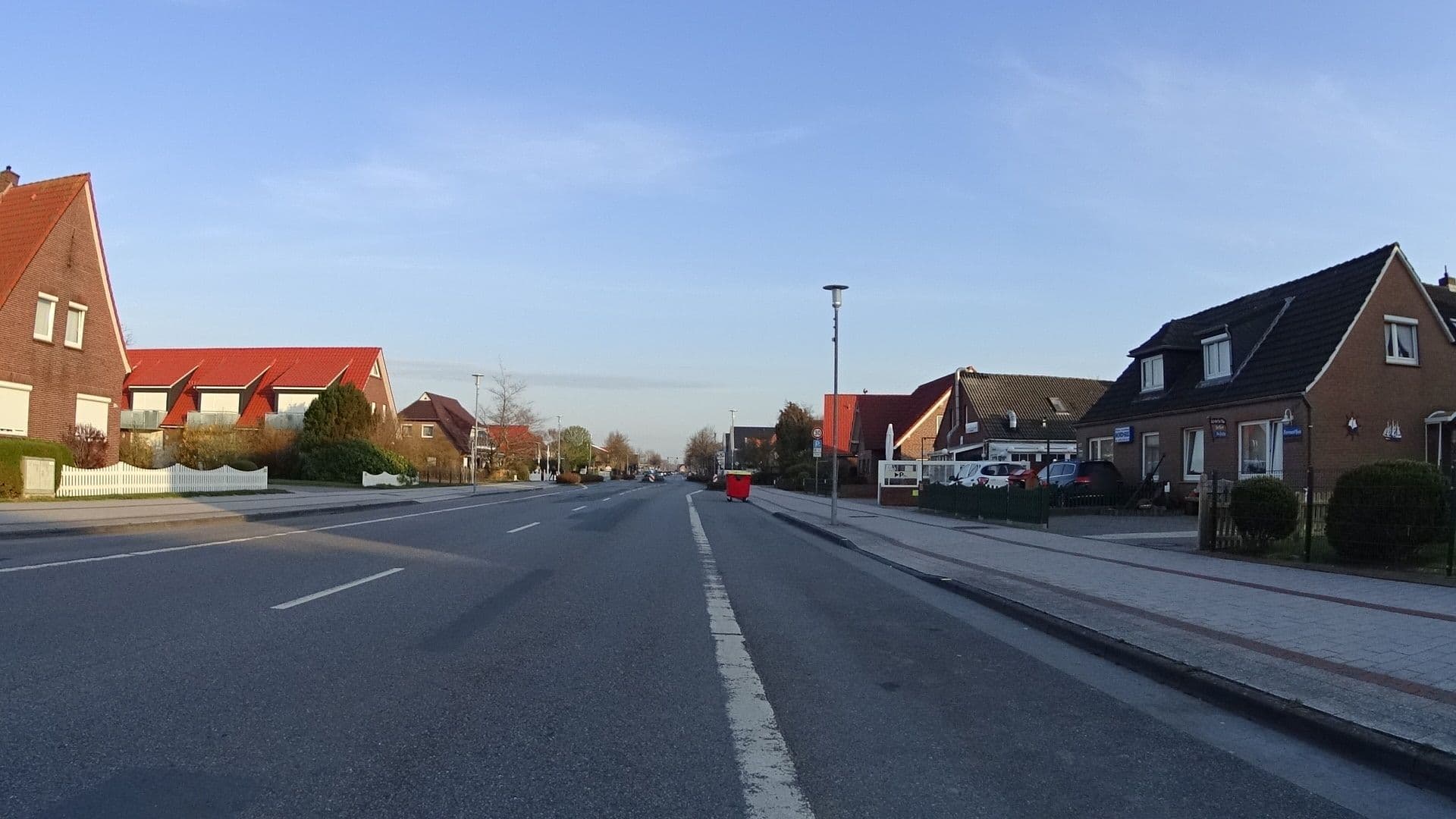 Street view near Noormann's Huus, Norddeich