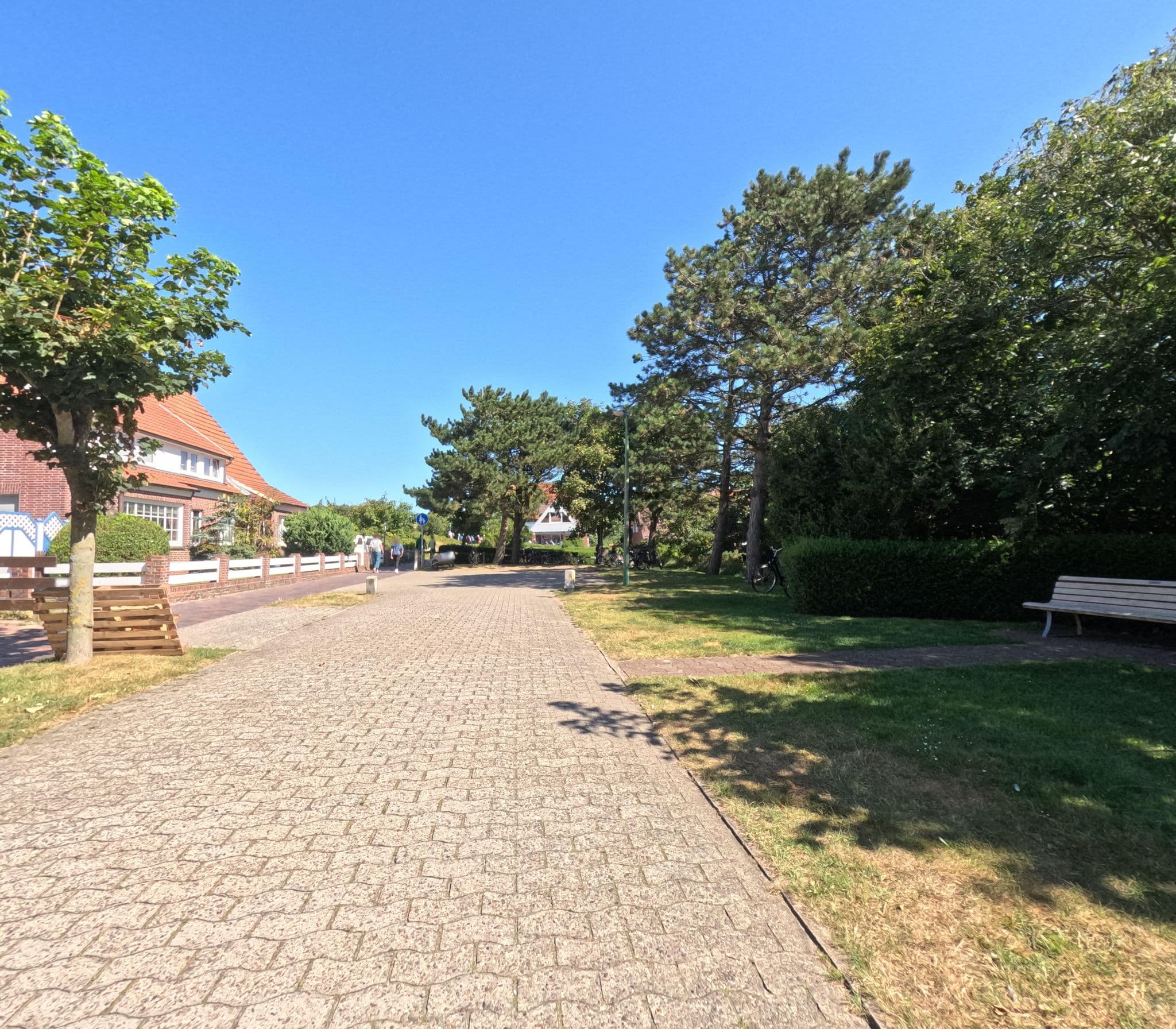 Street view near Westkaap, Langeoog