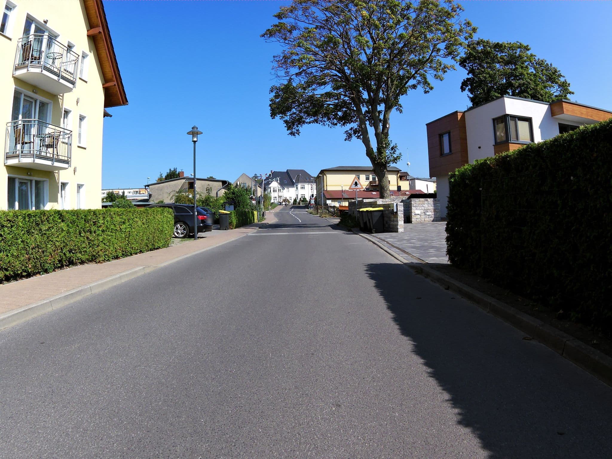 Street view near Pension Will, Seebad Heringsdorf