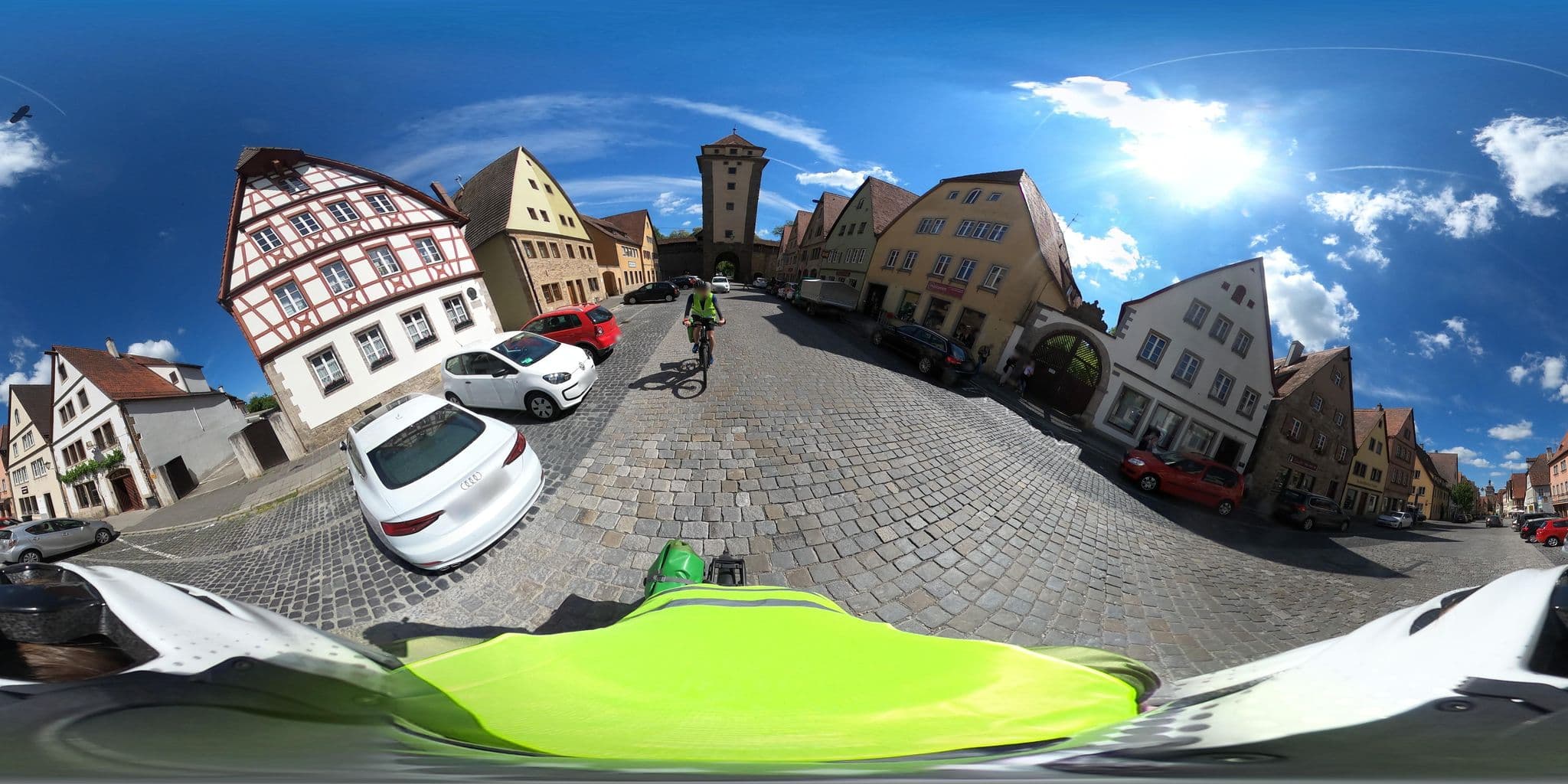 Street view near Hotel Hocher, Rothenburg ob der Tauber — © Mobilitaetswerk (CC BY-SA · Mapillary)