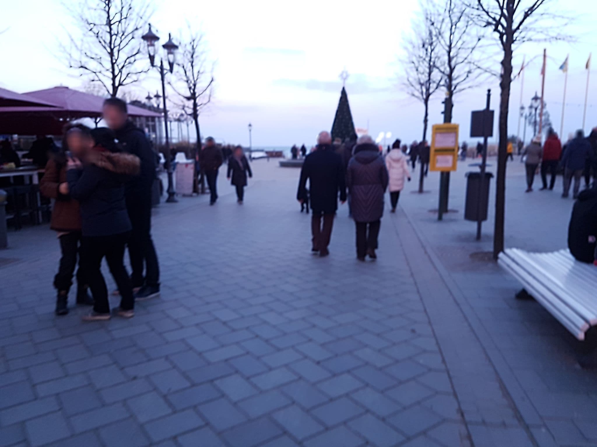 Street view near Strandschloss, Ostseebad Binz