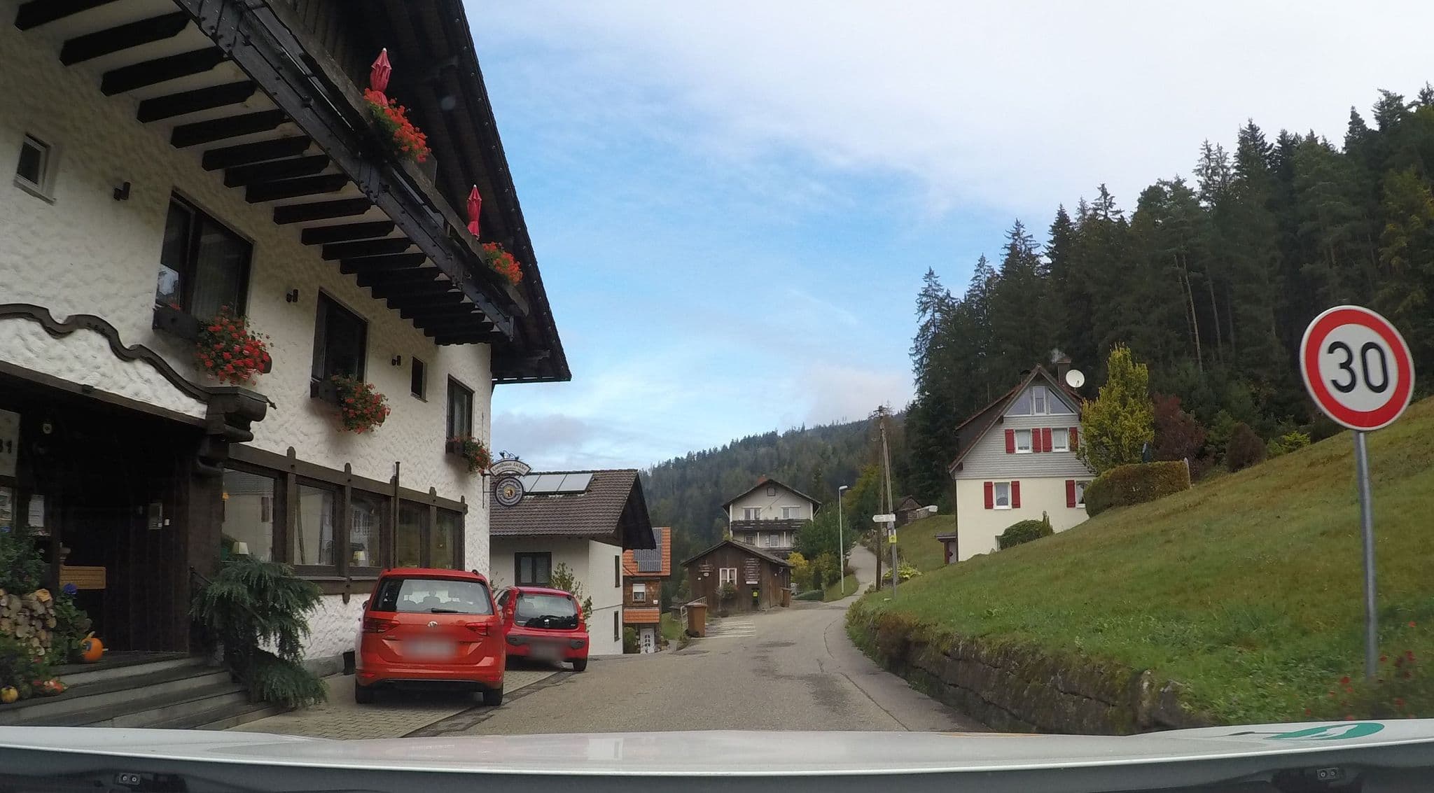 Street view near Landhaus Eickler Hotel-Restaurant-Cafe, Baiersbronn — © cyberfutzy (CC BY-SA · Mapillary)