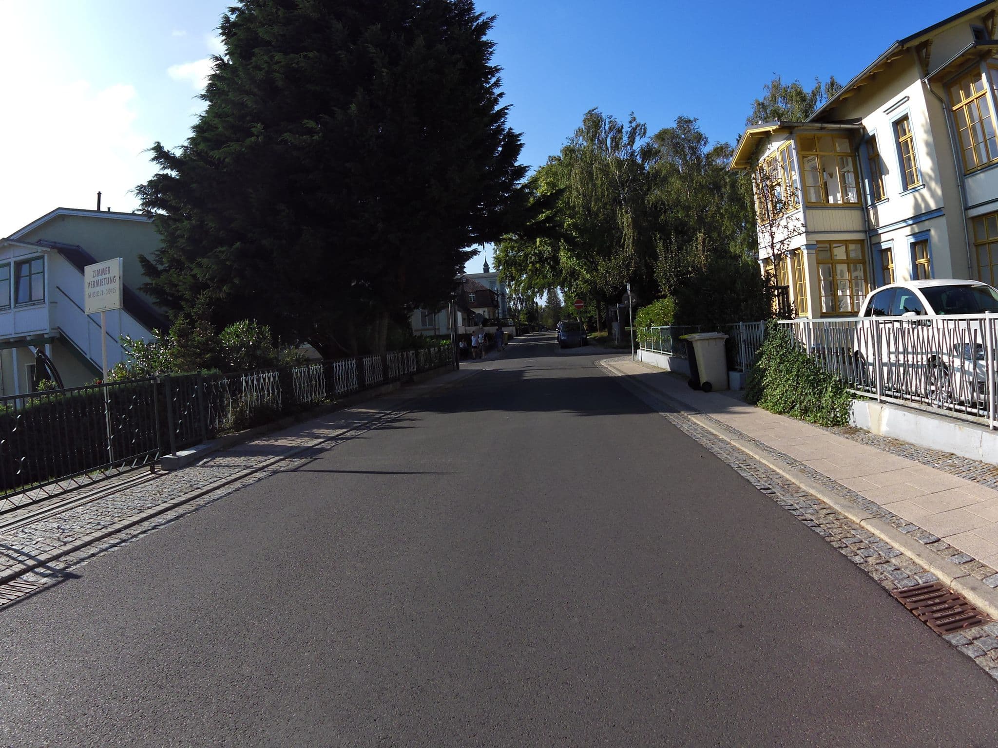 Street view near Villa Albus, Seebad Heringsdorf