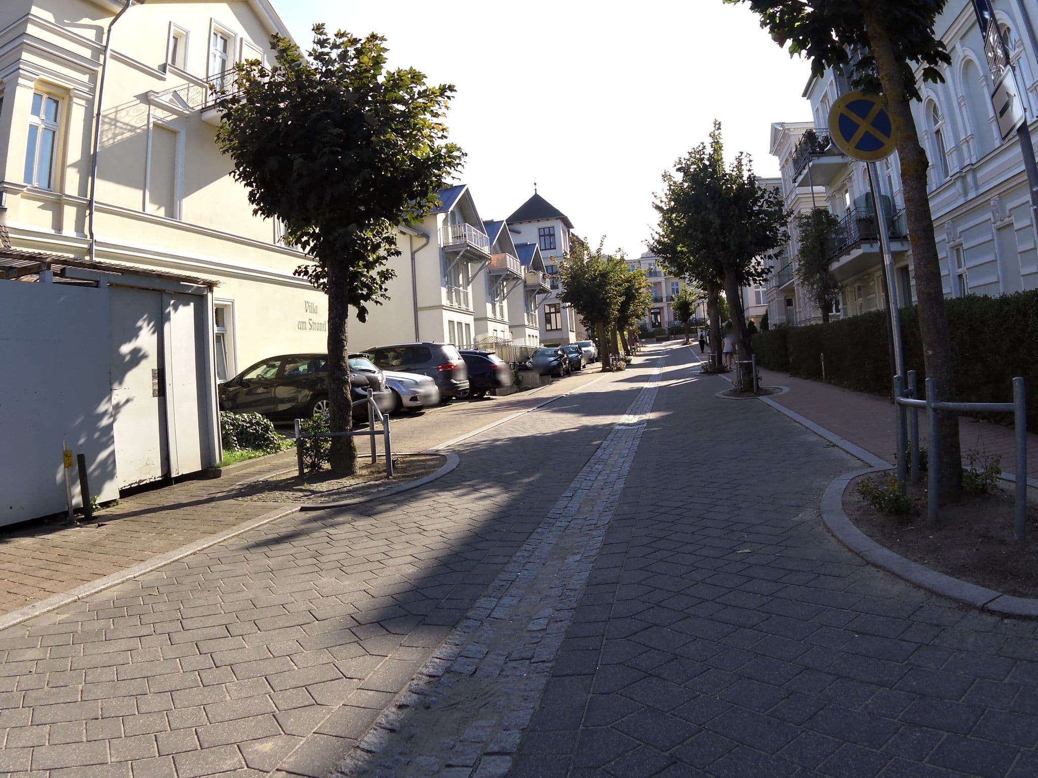 Street view near Villa am Strand, Seebad Heringsdorf