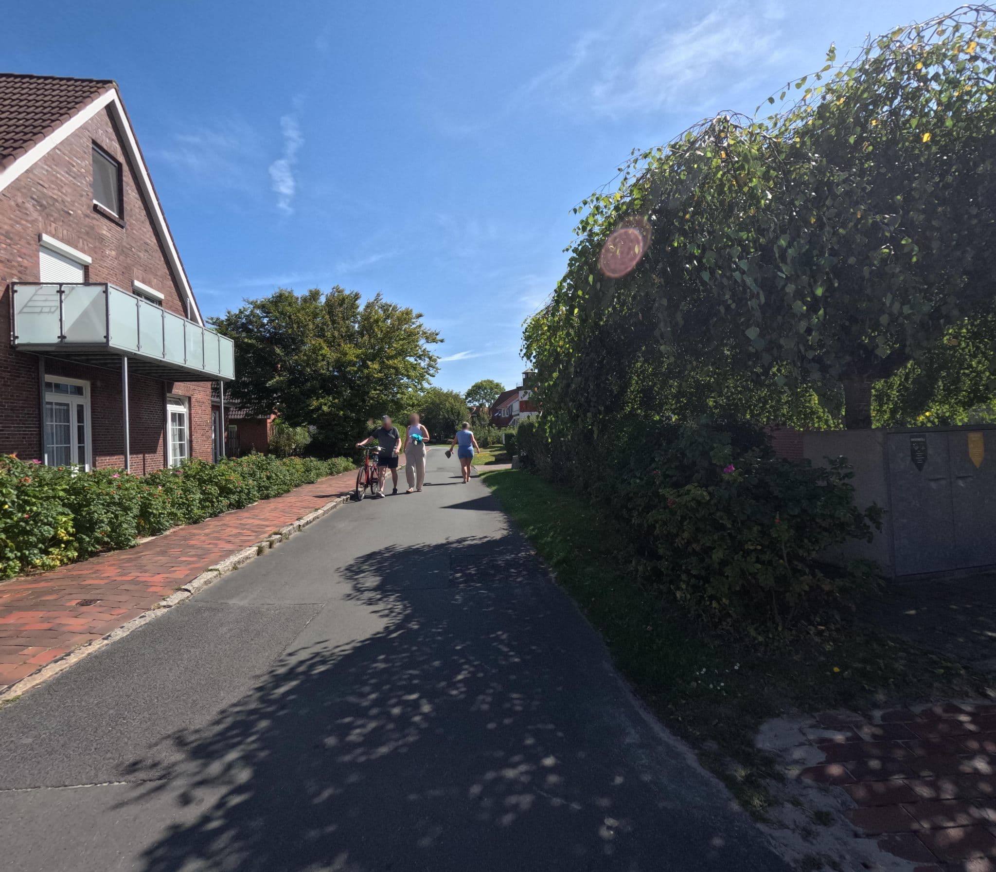 Street view near Haus Jonathan, Langeoog