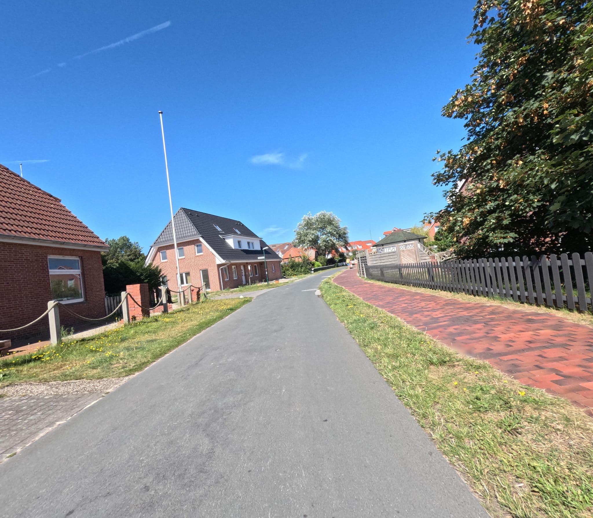 Street view near Pension Vestering, Langeoog