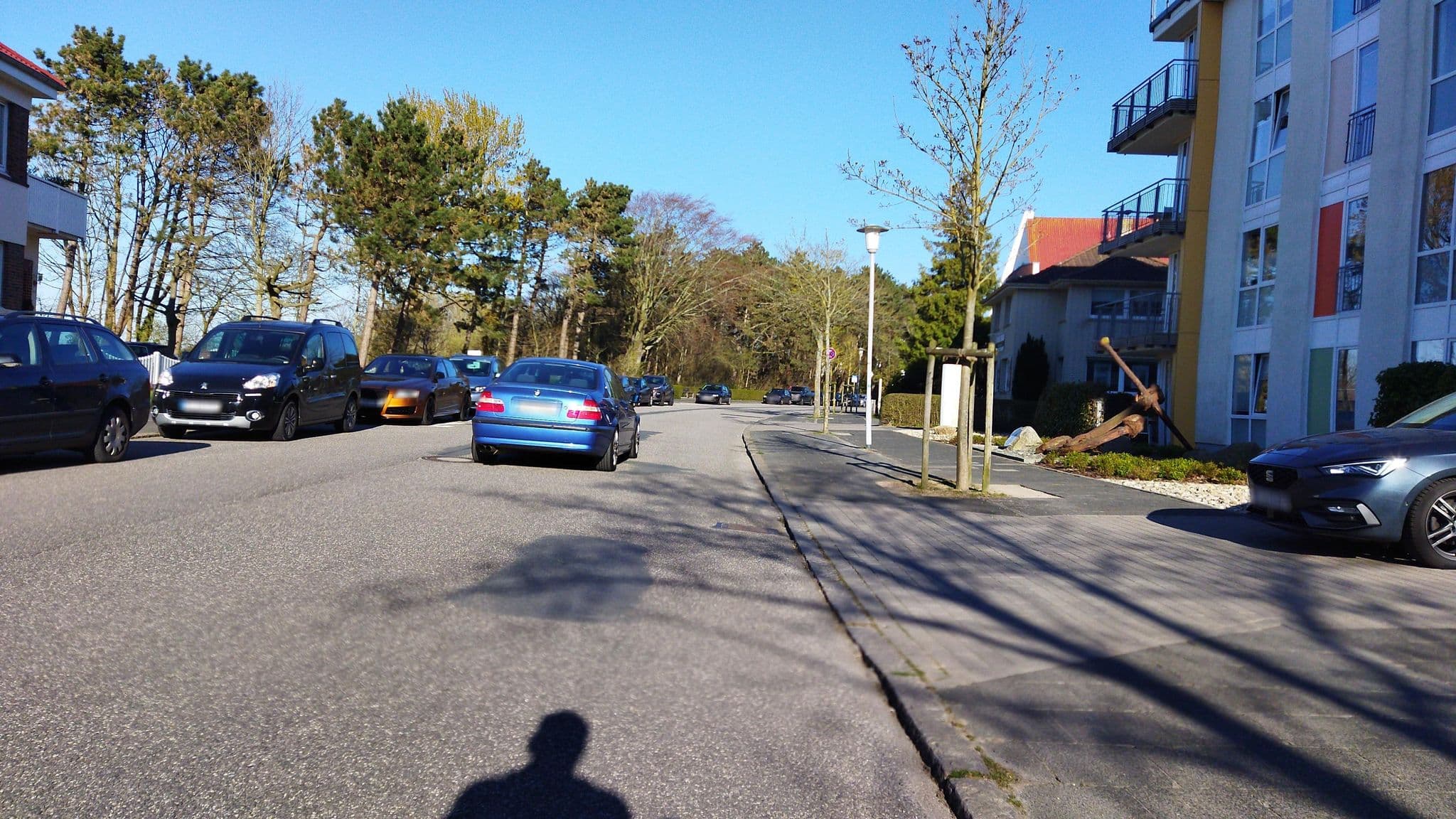 Street view near Duhner Strandhus, Cuxhaven