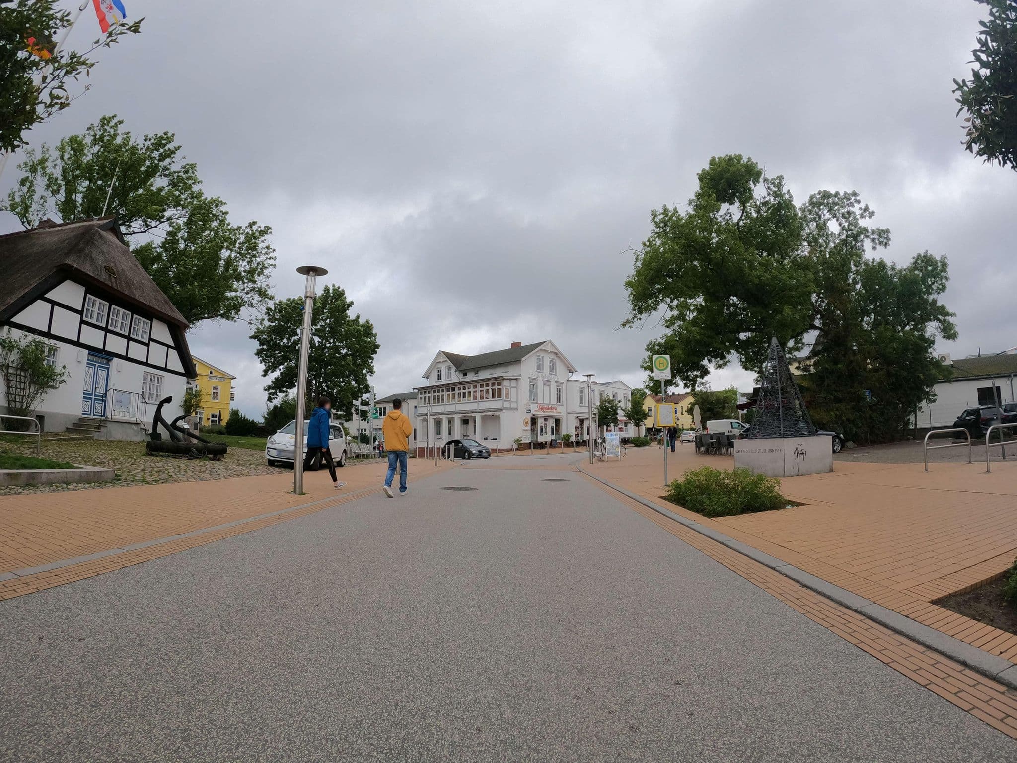 Street view near Villa Mona-Lisa, Ostseebad Göhren