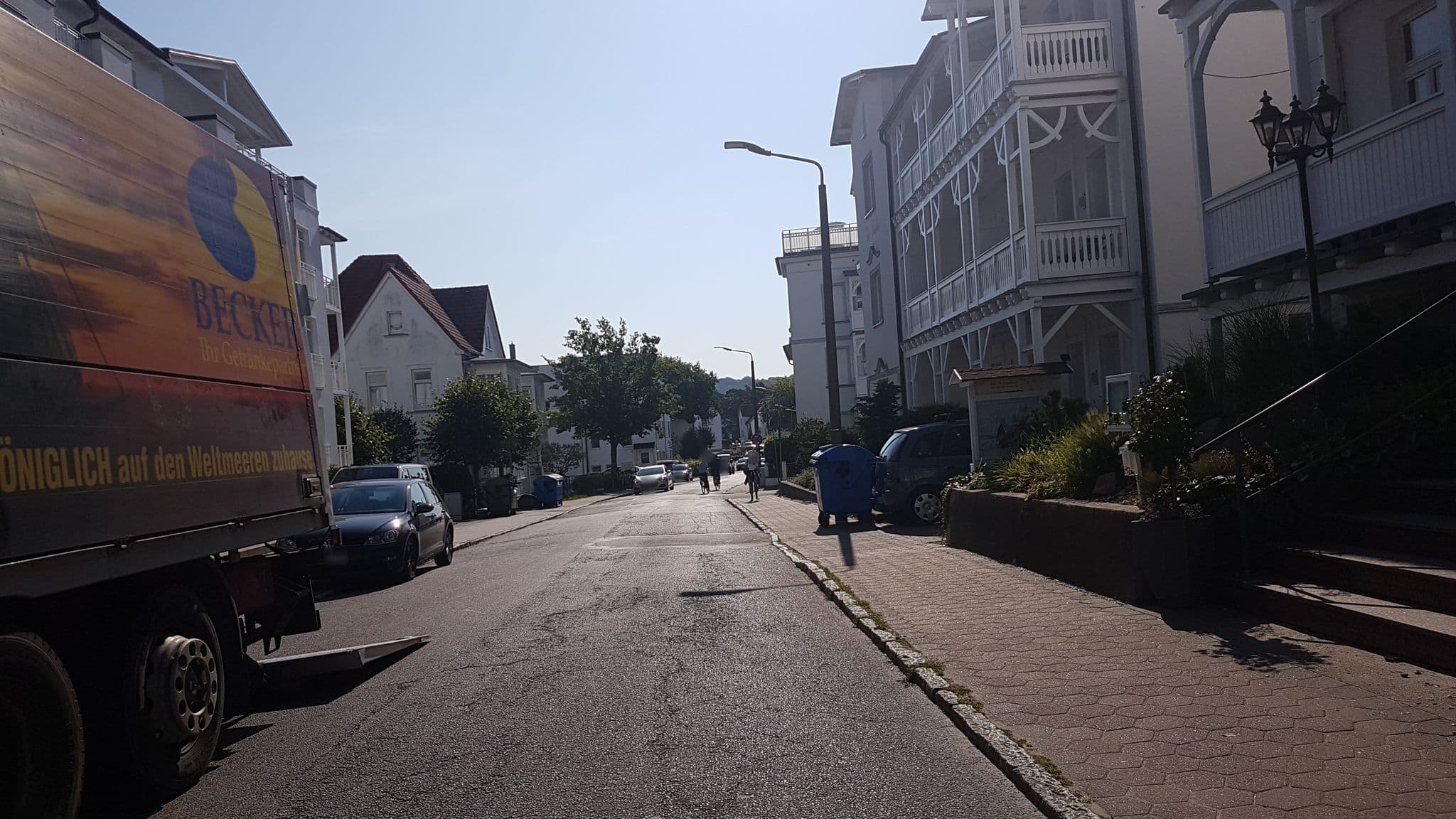 Street view near Haus Edelweiß, Ostseebad Binz