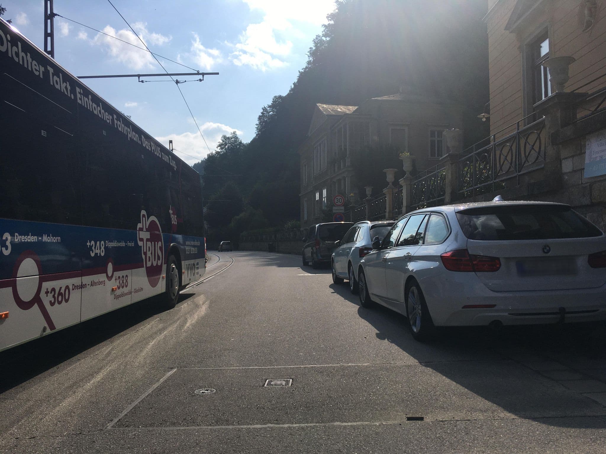Street view near Villa Emma, Bad Schandau — © eserte (CC BY-SA · Mapillary)