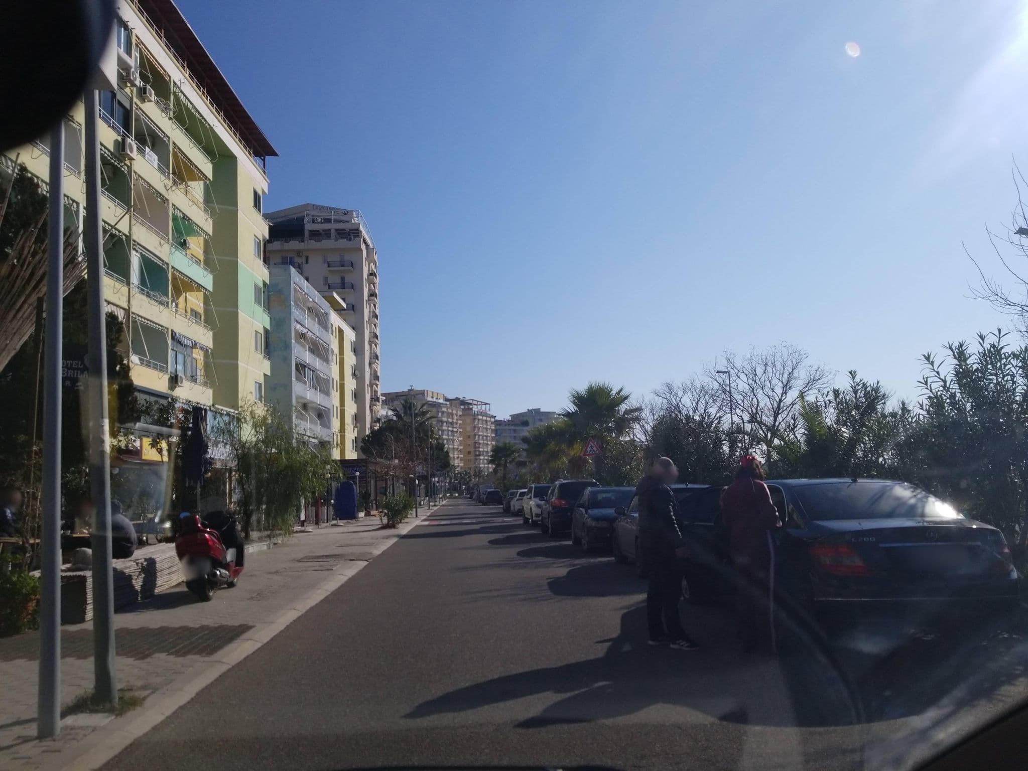 Street view near Hotel Brilant Shëngjin, Shëngjin — © denisju_osm (CC BY-SA · Mapillary)