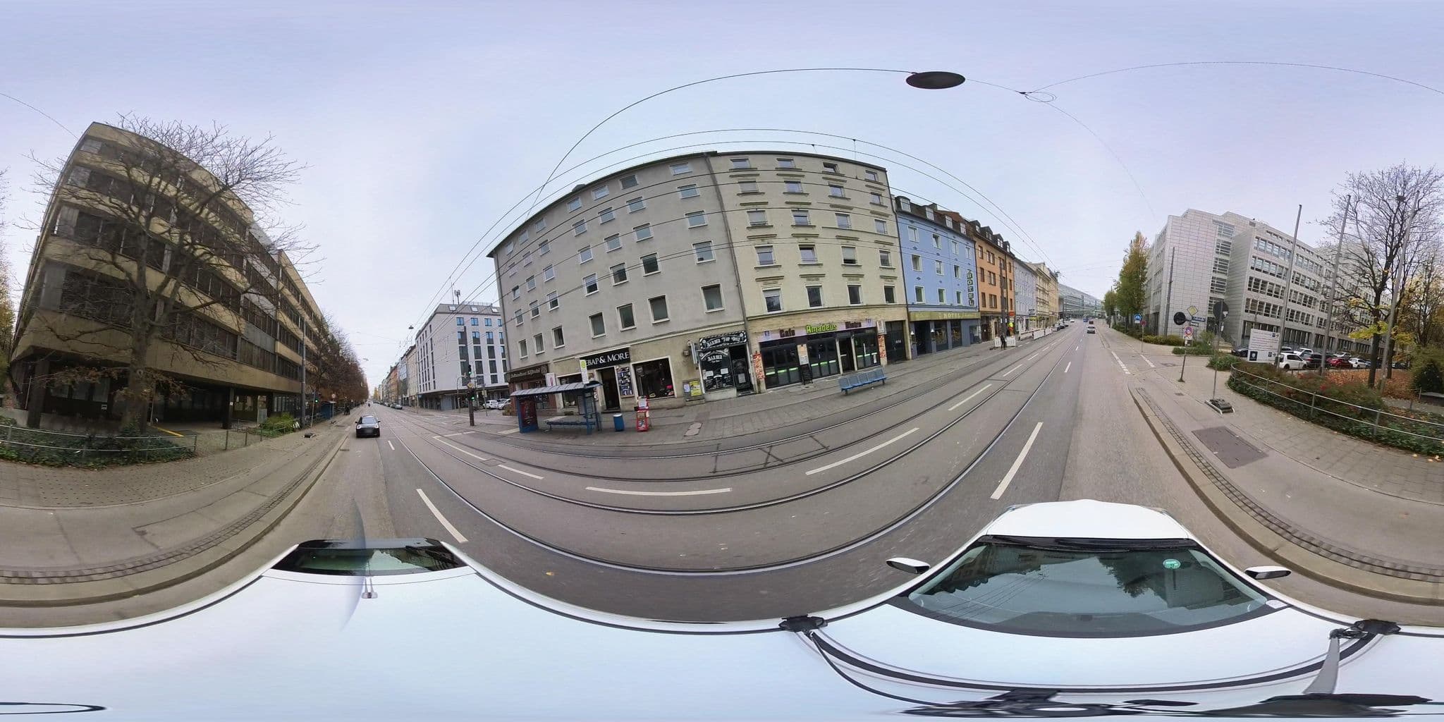 Street view near Jedermann, Munich