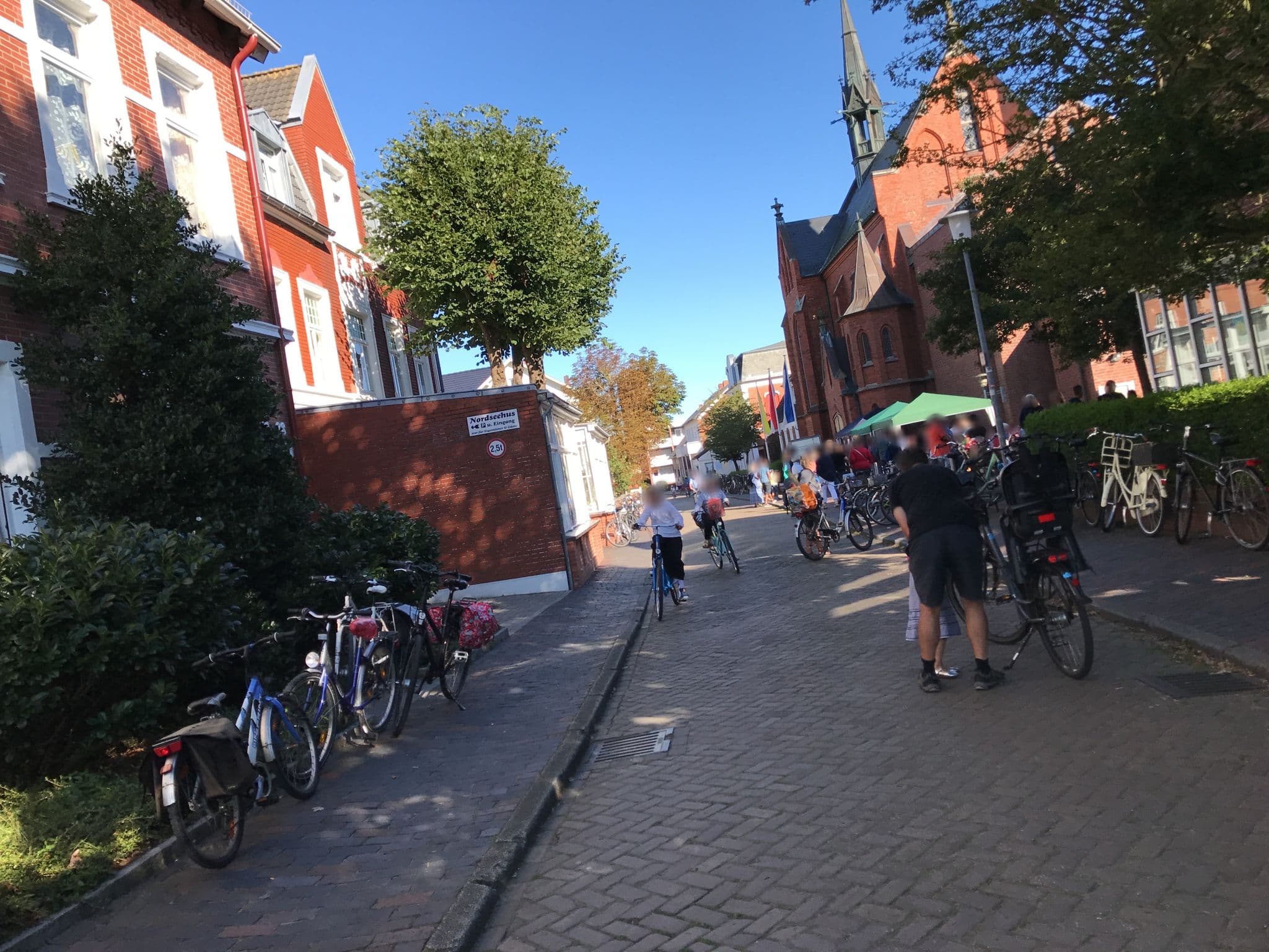 Street view near Villa San Remo, Borkum