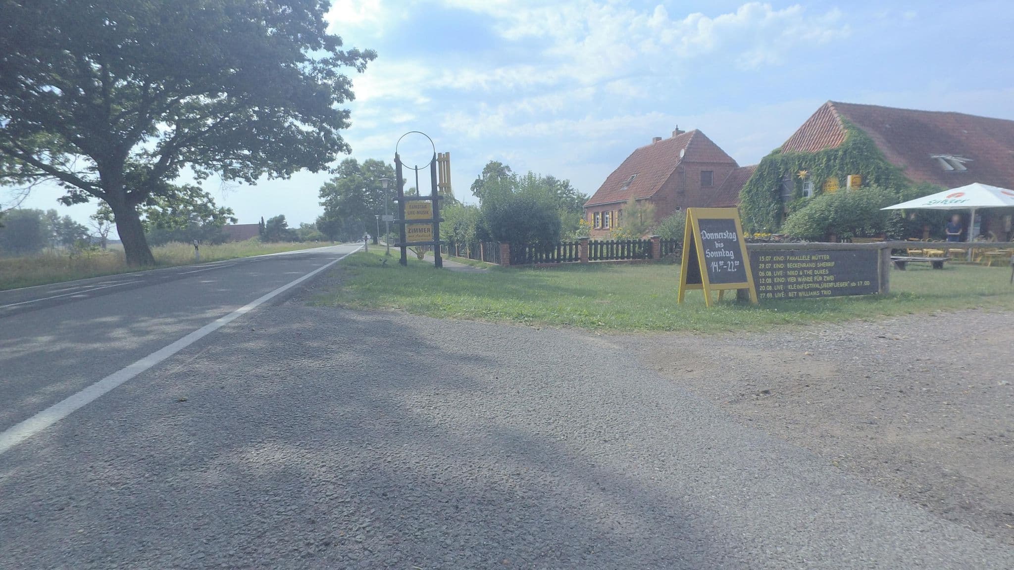 Street view near Café Scheune, Röbel — © britiger (CC BY-SA · Mapillary)