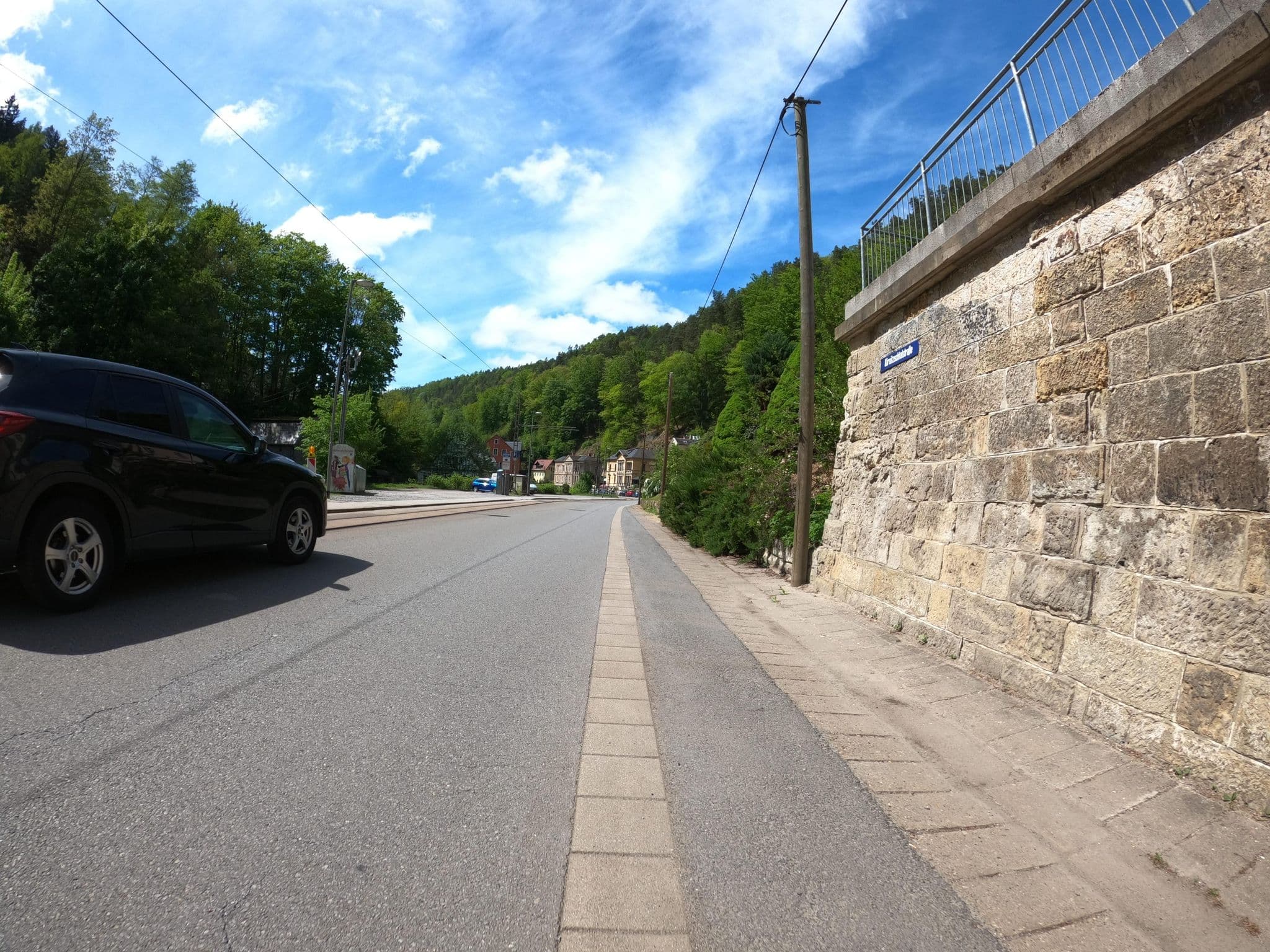 Street view near Hotel Dekorahaus, Bad Schandau — © masterofnoroad (CC BY-SA · Mapillary)