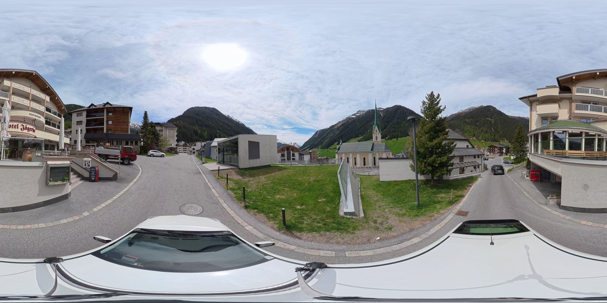 Street view near Jägerhof, Ischgl