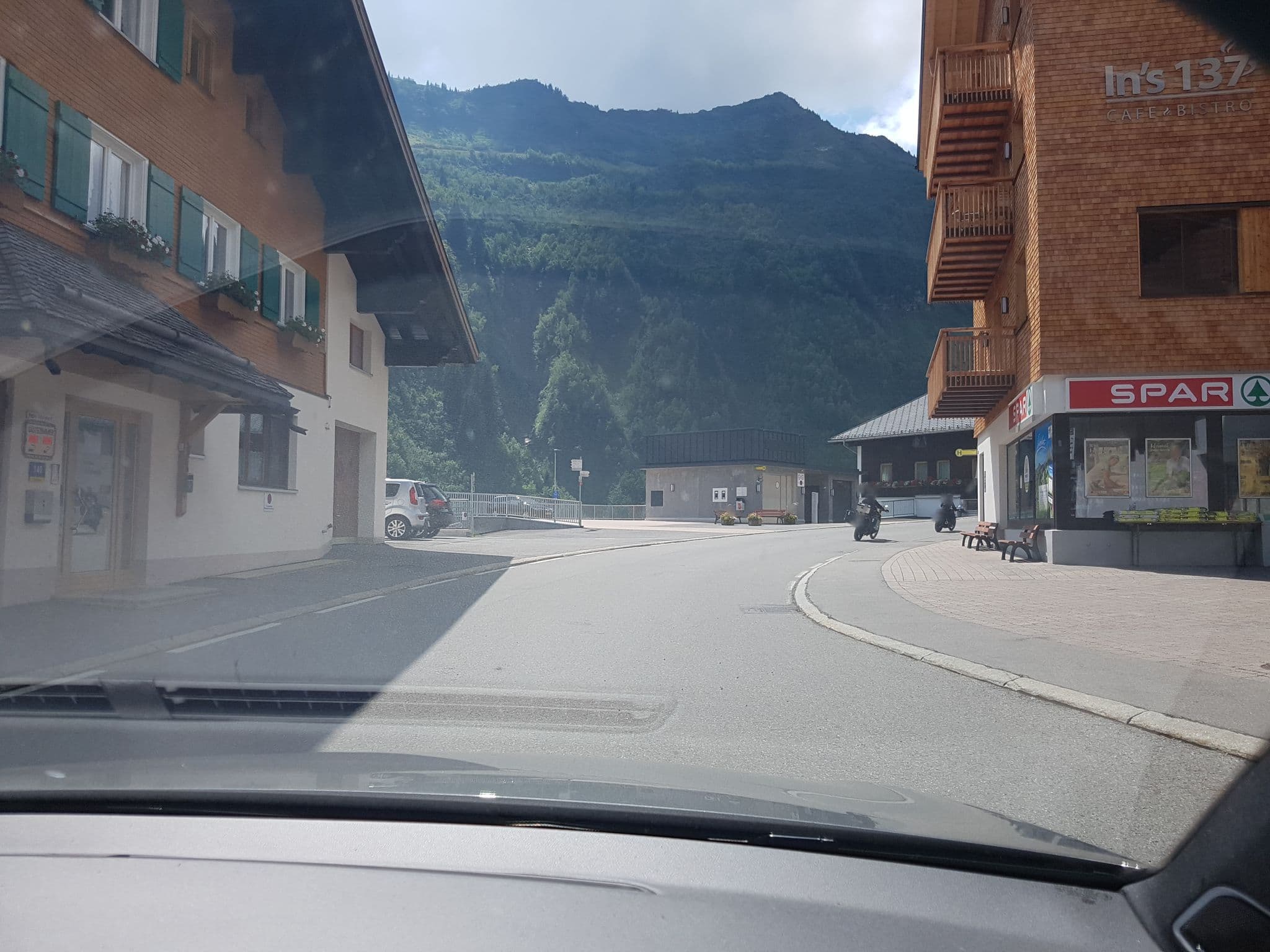 Street view near Pension Edelweiss, Mellau — © axe (CC BY-SA · Mapillary)
