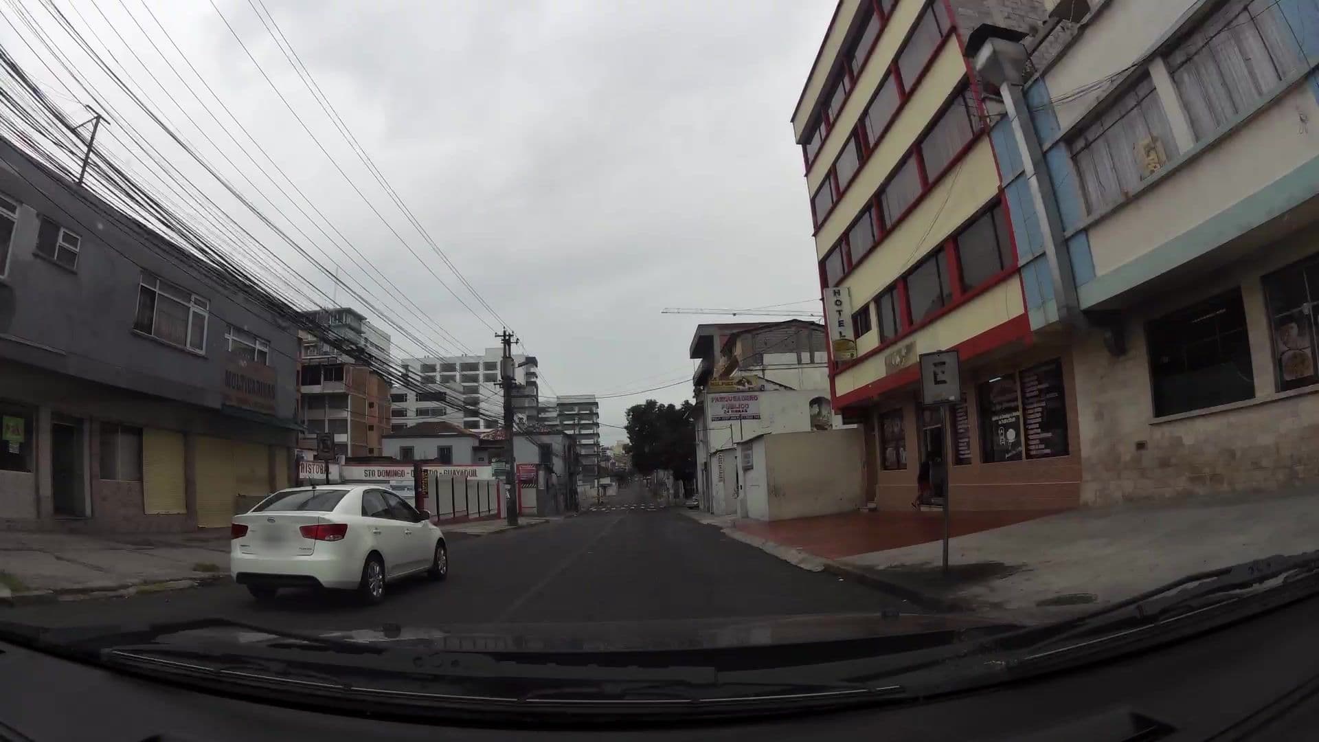 Street view near Hotel David Alejandro, Quito