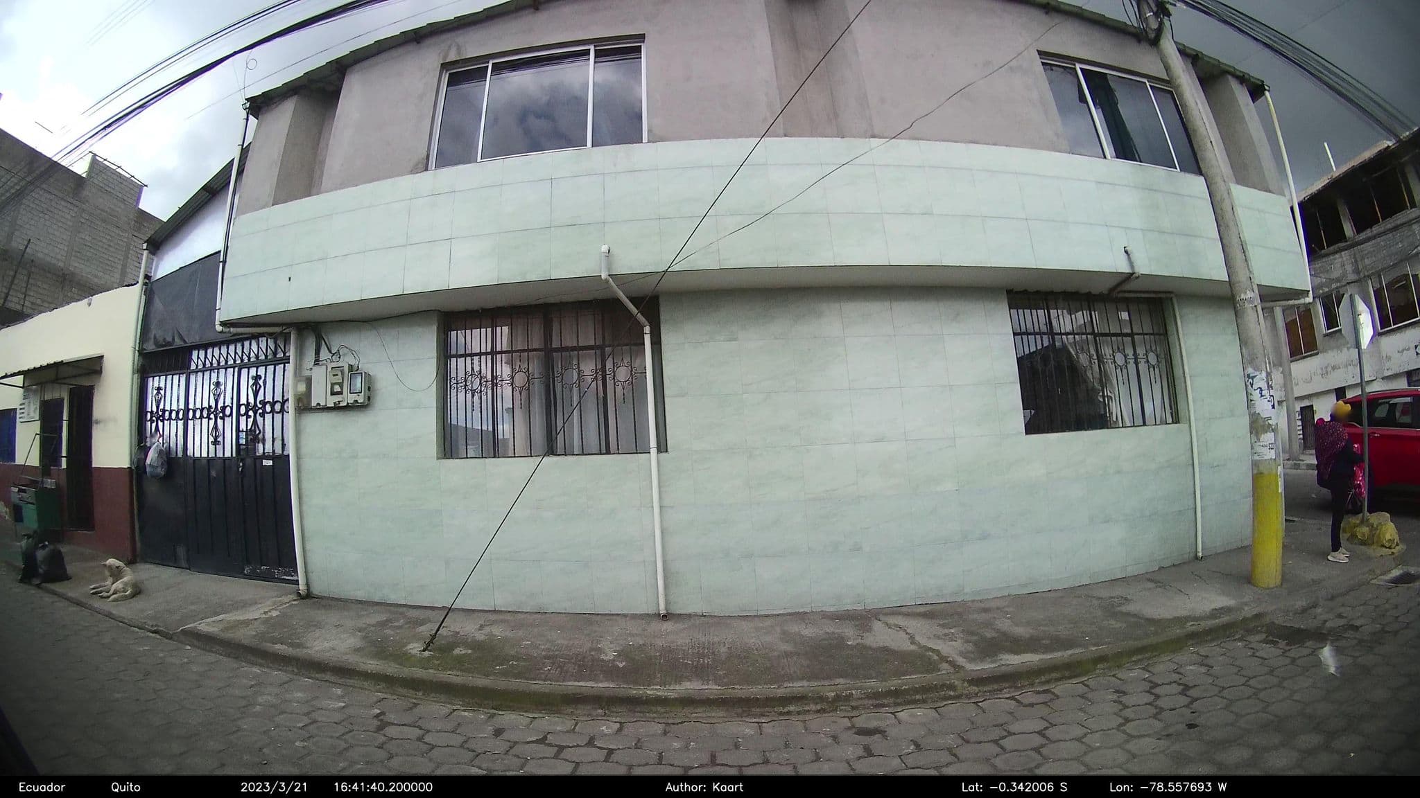 Street view near Casa, Sangolquí — © kaart_2 (CC BY-SA · Mapillary)