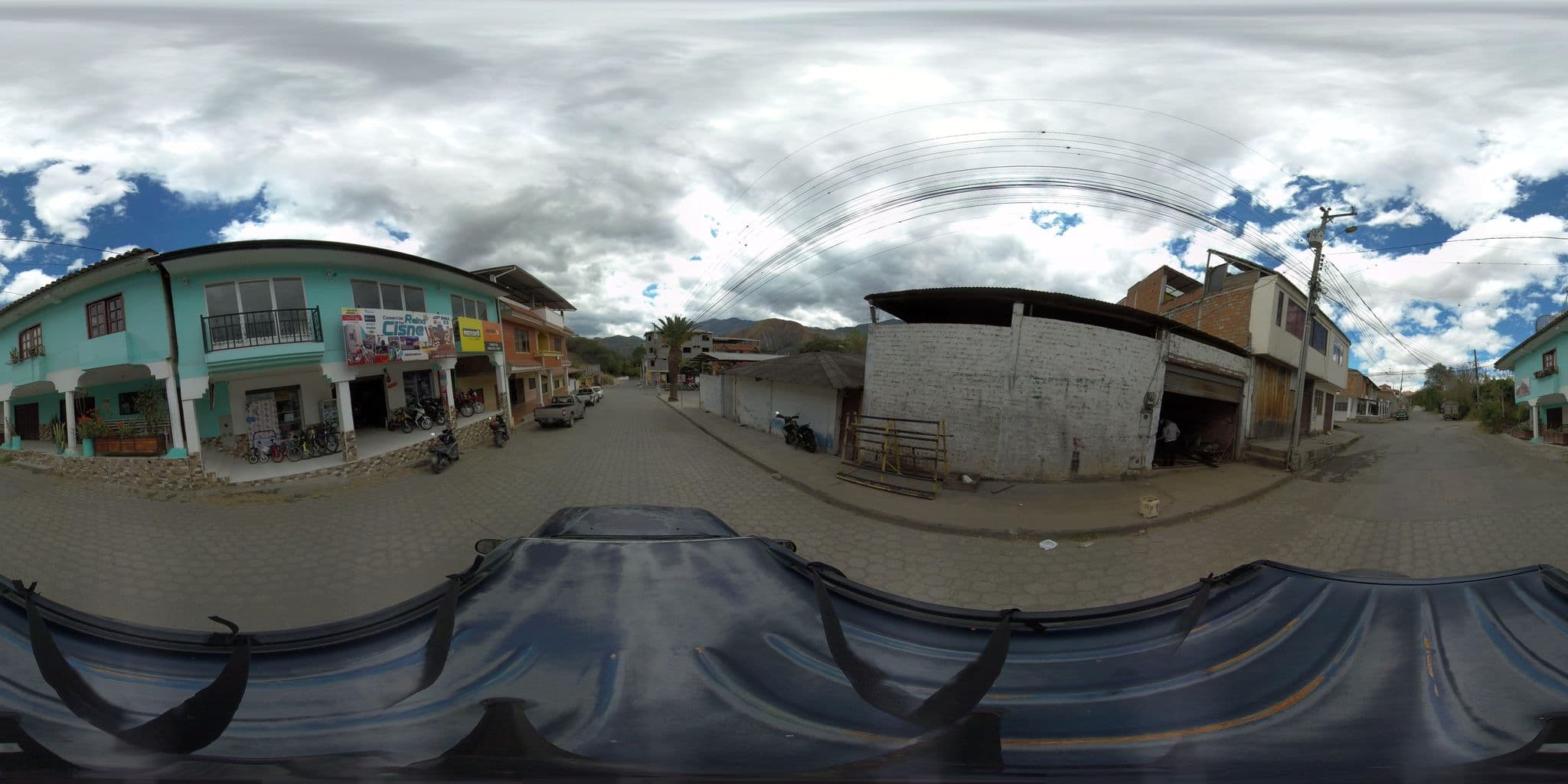 Street view near Mandango Hostal, Loja