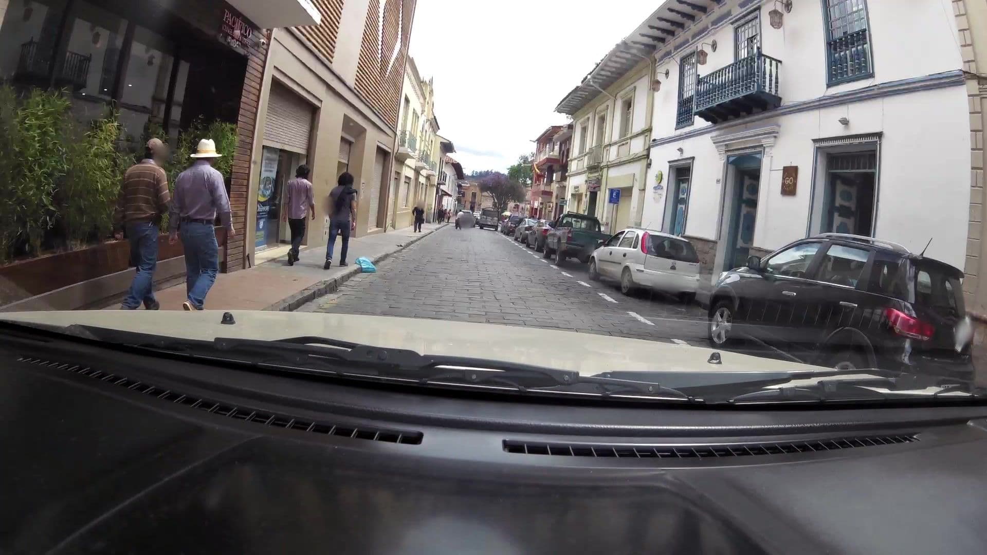 Street view near Hostal Santa Fe, Cuenca