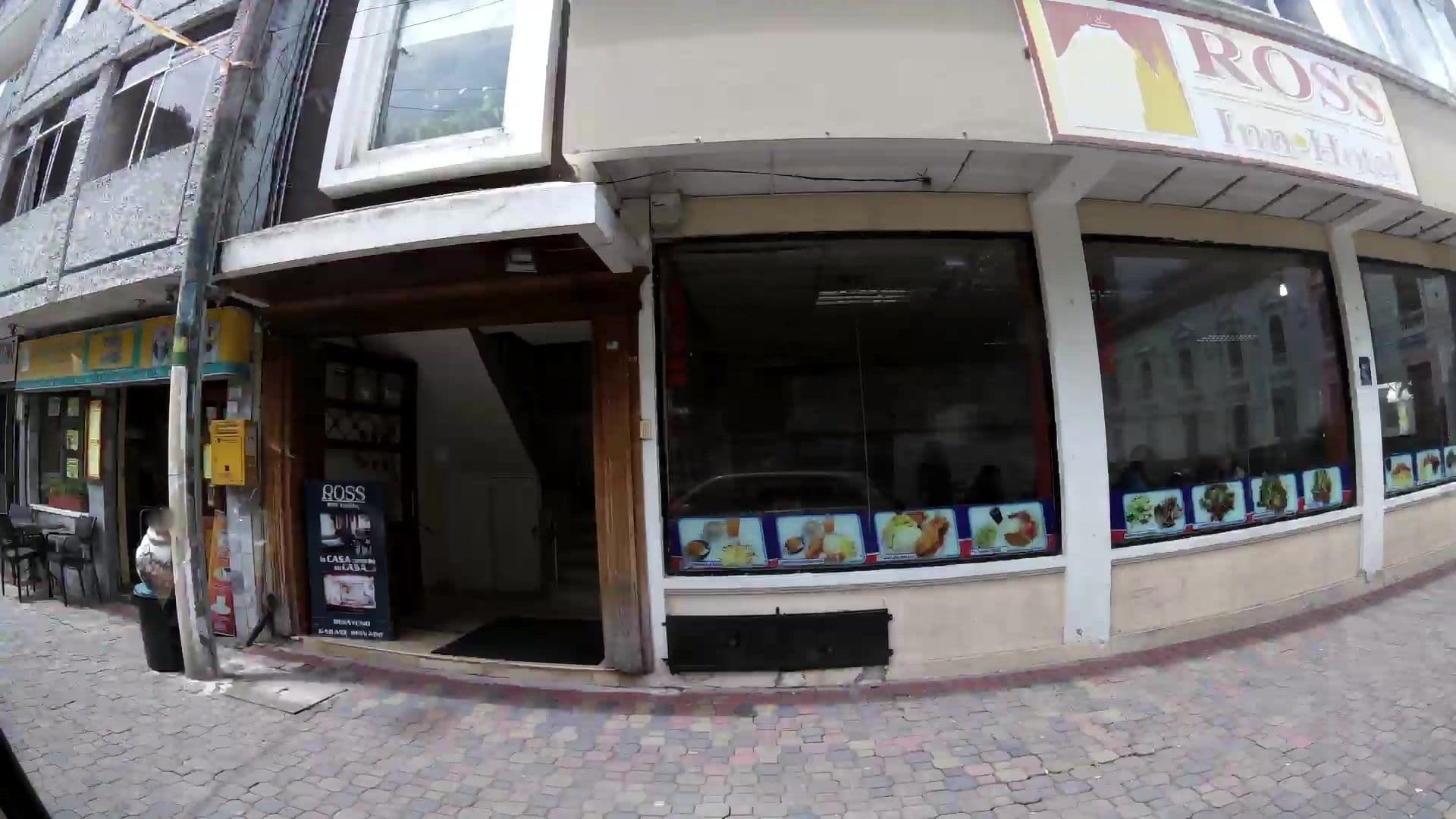 Street view near Ross inn hotel, Baños